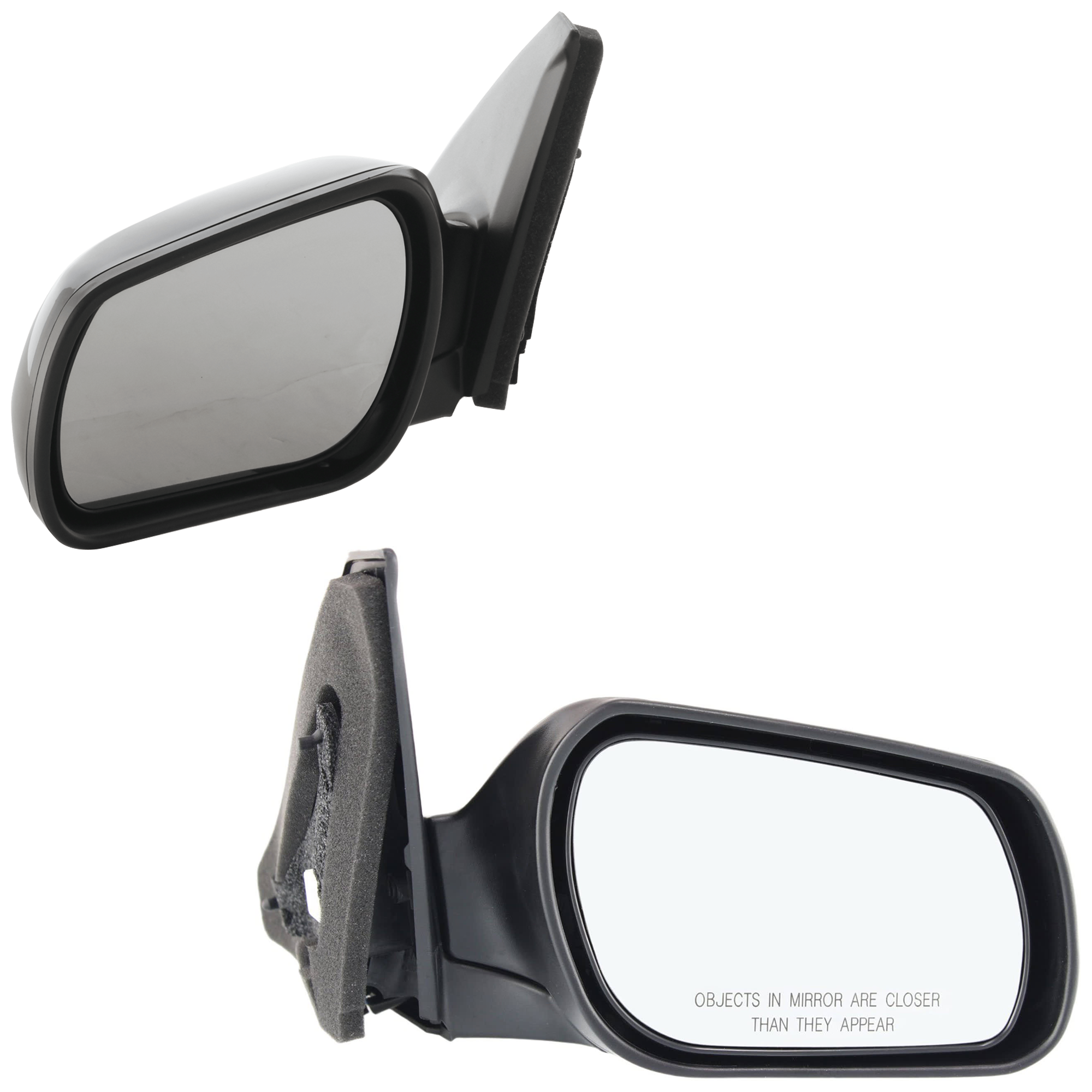 AM MAZDA 3-04-09 MIRROR RH AND LH Power Manual Folding Non Heated Paintable SKU SET JMA43ER Partslink MA1320142 MA1321142 OEM BN8B69120K08 BN8B69180K08