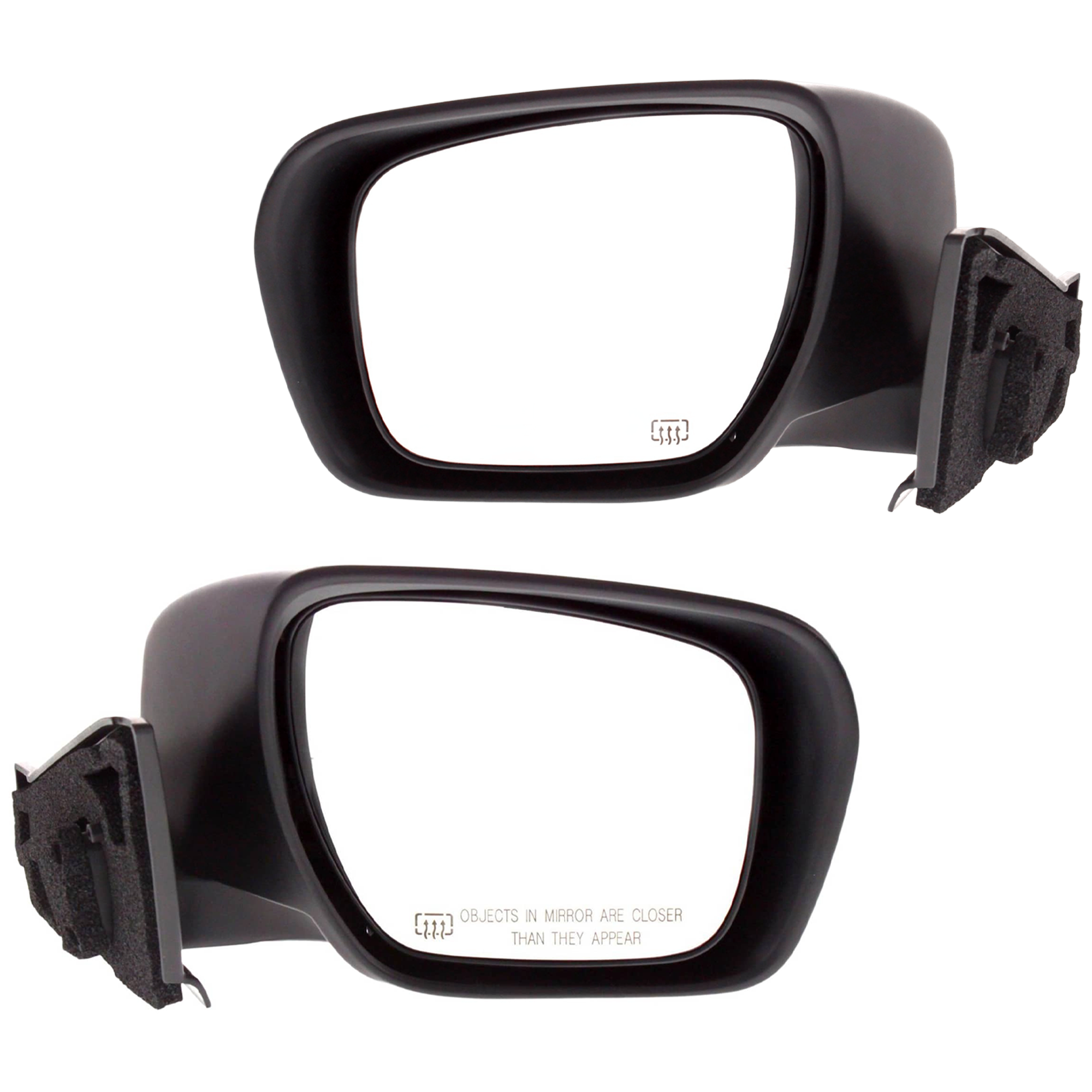 AM MAZDA 5-06-10 MIRROR RH AND LH Power Manual Folding Heated Paintable SKU SET JMA50ER Partslink MA1320150 MA1321150 OEM CC4569120DPZ CC4569180EPZ