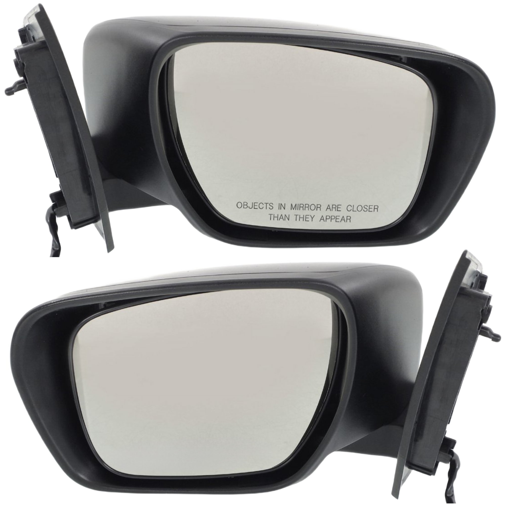 AM CX 7-07-12 MIRROR RH AND LH Power Manual Folding Heated Paintable No Auto dimming BSD Memory and Signal Light Coupe SKU SET JMA53ER Partslink MA1320152 MA1321152 OEM EG2169120F EG2169180F