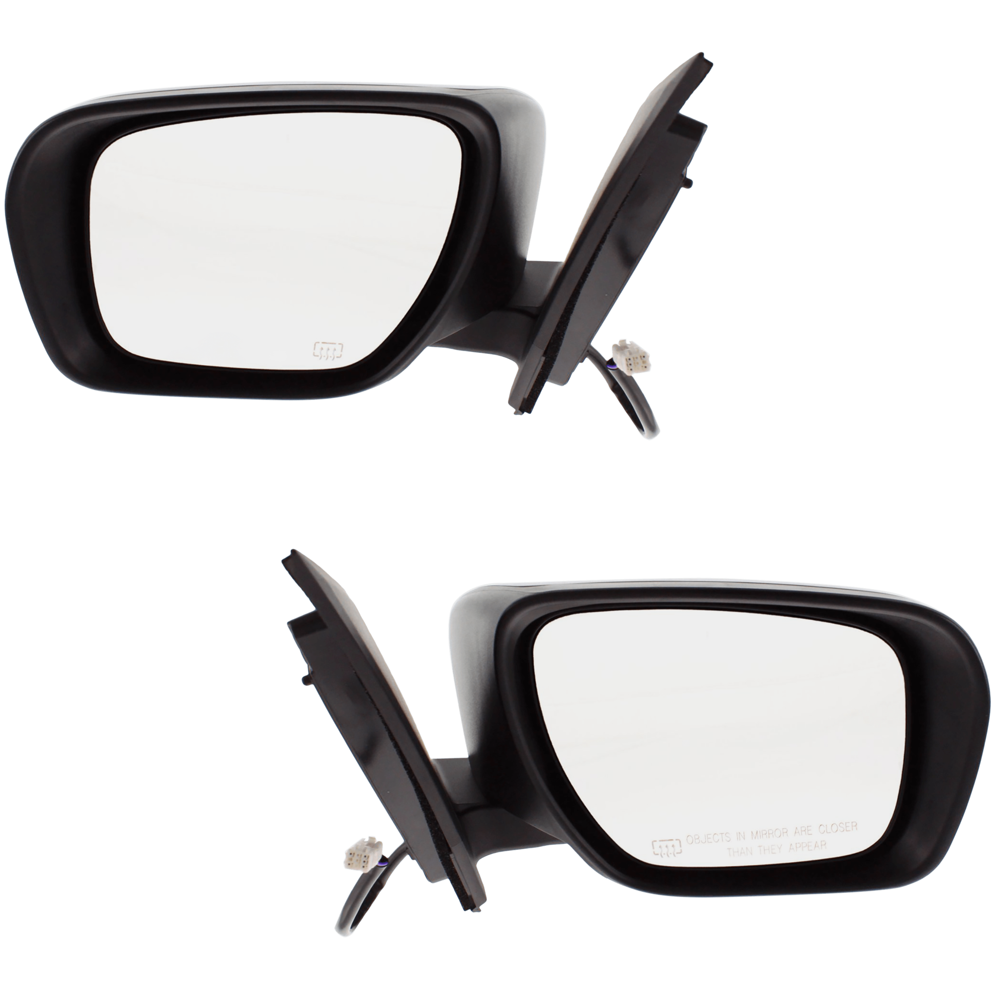 AM CX 7-07-12 MIRROR RH AND LH Power Manual Folding Heated Paintable No Auto dimming BSD Memory and Signal Light SKU SET JMA54ER Partslink MA1320154 MA1321154 OEM EG2369120NPZ EG2369180NPZ