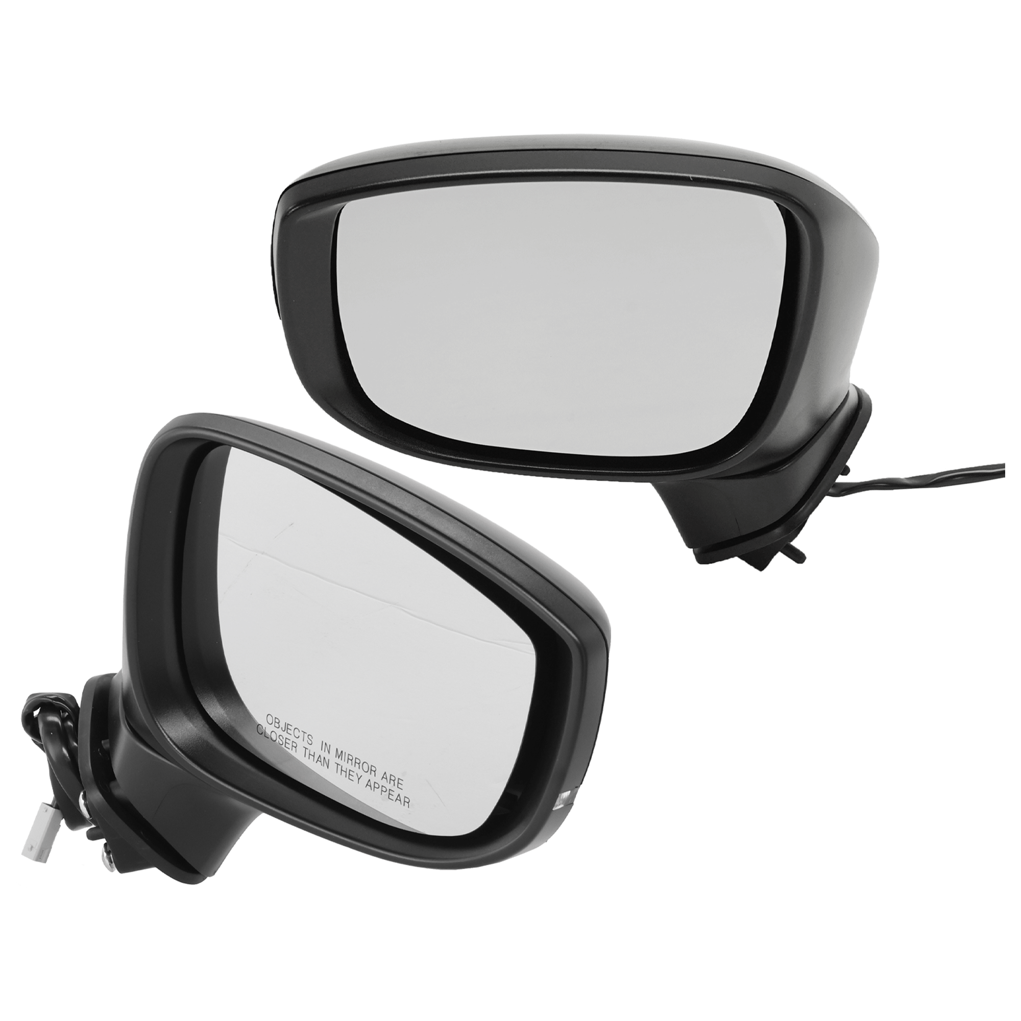 AM CX 5-17-17 CX 9-16-18 MIRROR RH AND LH Power Manual Folding Non Heated Paintable w In housing Signal Light No BSD Auto Dimming Memory SKU SET JMA65ER S Partslink MA1320197 MA1321197 OEM KD2W69121A TK48691G1 TK48691N1