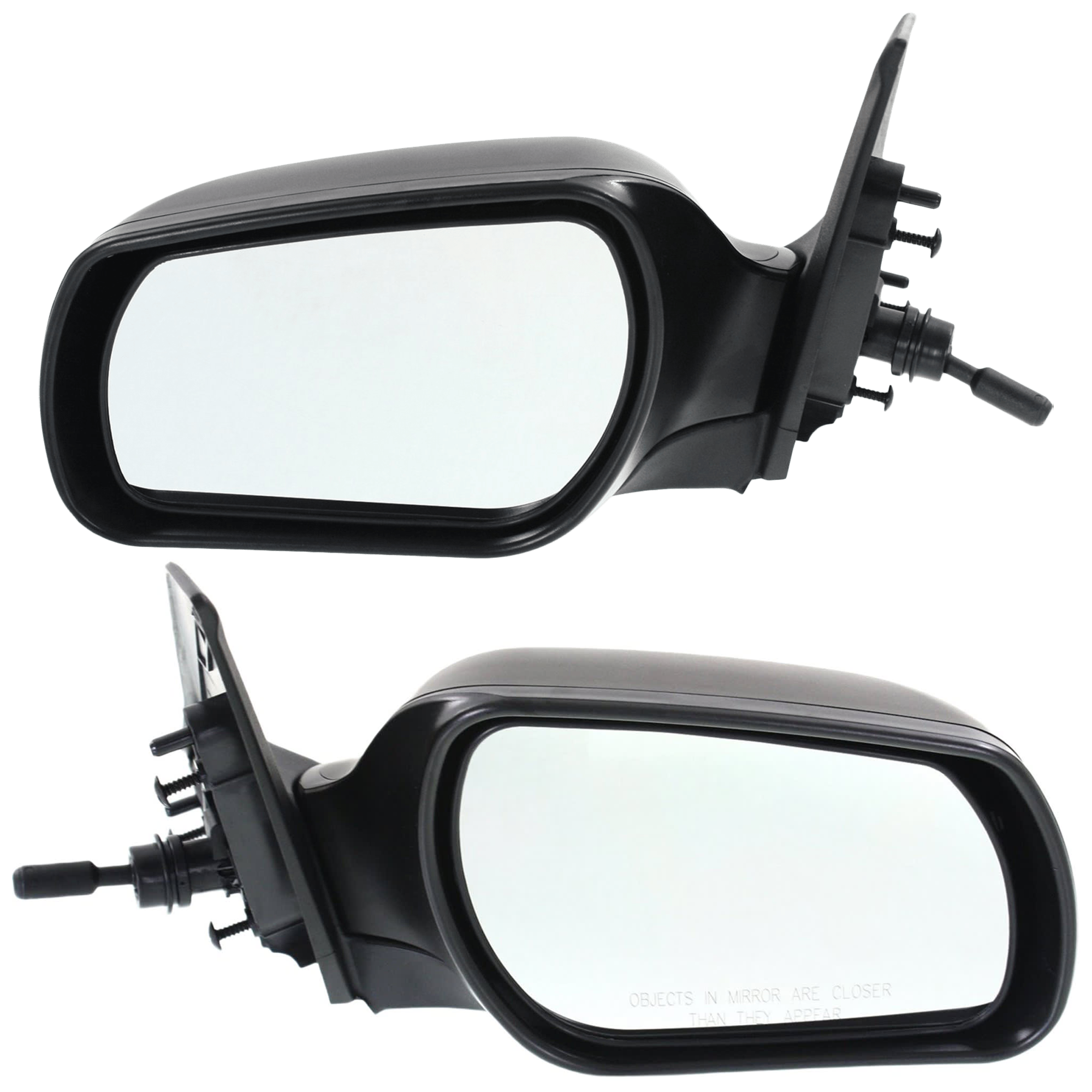 AM MAZDA 3-04-09 MIRROR RH AND LH Manual Adjust Manual Folding Non Heated Paintable SKU SET JMA80R Partslink MA1320141 MA1321141 OEM BN8P69120K BN8P69180K