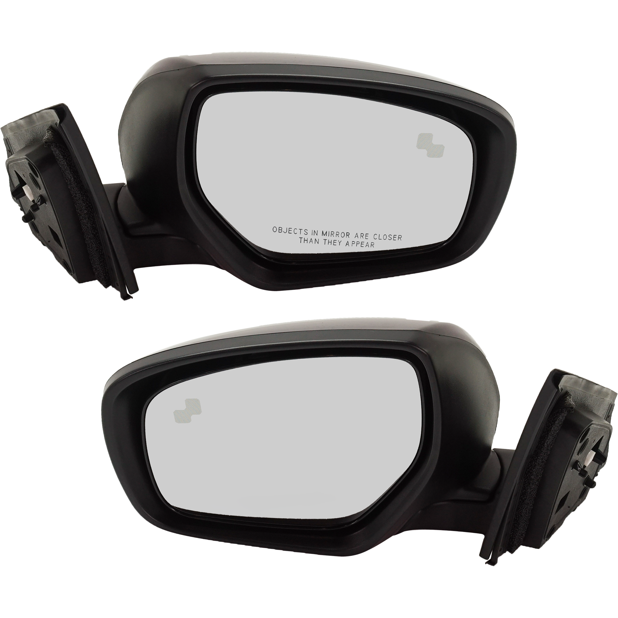 AM CX 9-10-12 MIRROR RH AND LH Power Manual Folding Heated Paintable w BSD in Glass and In housing Signal Light No Auto dimming and Memory SKU SET JMA95ER S Partslink MA1320182 MA1321182 OEM TE726912ZJ TE71691N1BPZ TE7269