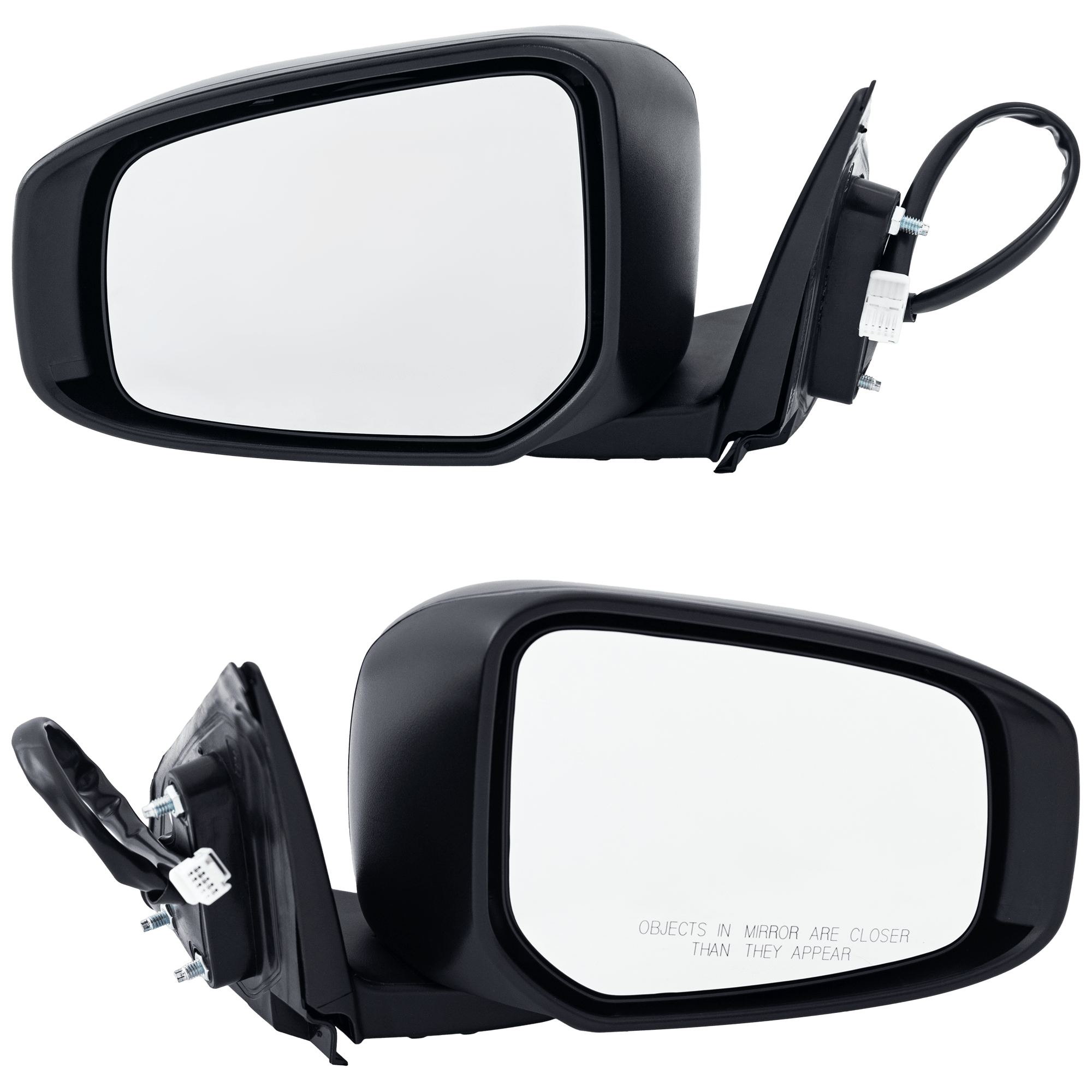 AM LANCER 15-17 MIRROR RH AND LH Power Manual Folding Heated Paintable No Auto dimming and BSD w Signal Light No Memory SKU SET JMT147ER Partslink MI1320144 MI1321144 OEM 7632C367 PFM 7632C368 PFM