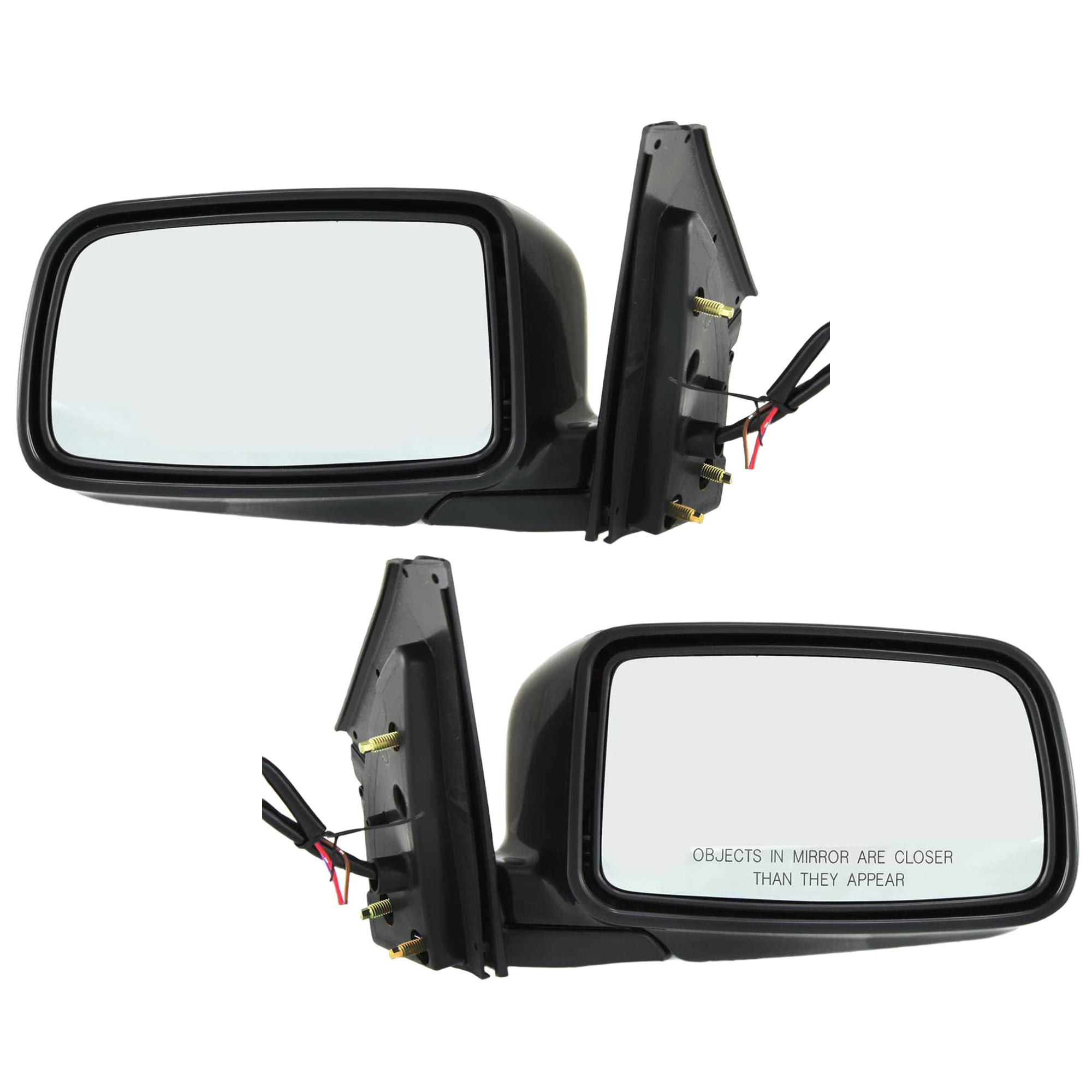 AM LANCER 02-05 MIRROR RH AND LH Power Manual Folding Non Heated Paintable ES Model Sedan SKU SET JMT20ER Partslink MI1320112 MI1321112 OEM MR959855 MR959856