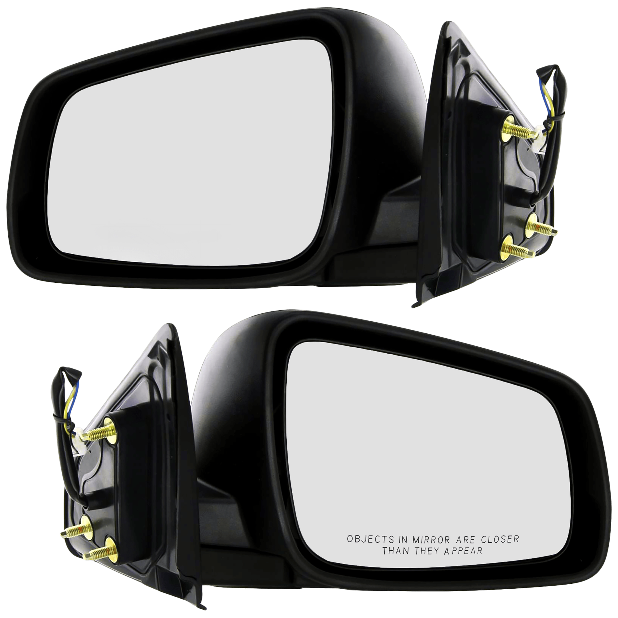 AM LANCER 08-14 MIRROR RH AND LH Power Manual Folding Non Heated Textured SKU SET JMT23ER Partslink MI1320129 MI1321129 OEM 7632A093-7632A094