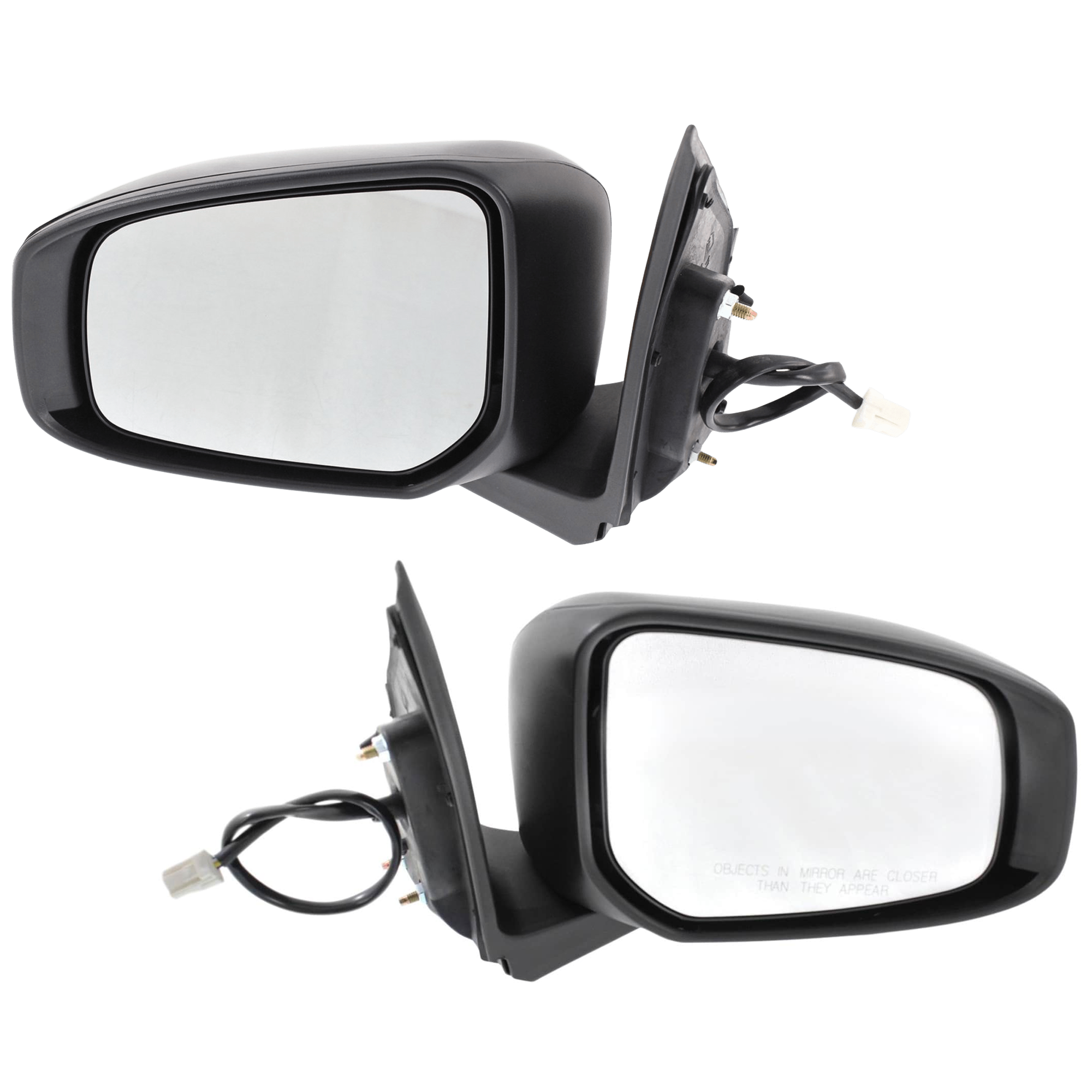 AM MIRAGE 14-22 MIRAGE G4-17-22 MIRROR RH AND LH Power Manual Folding Non Heated Paintable w Signal Light SKU SET JMT35ER S Partslink MI1320148 MI1321148 OEM 7632B805 PFM 7632B806 PFM