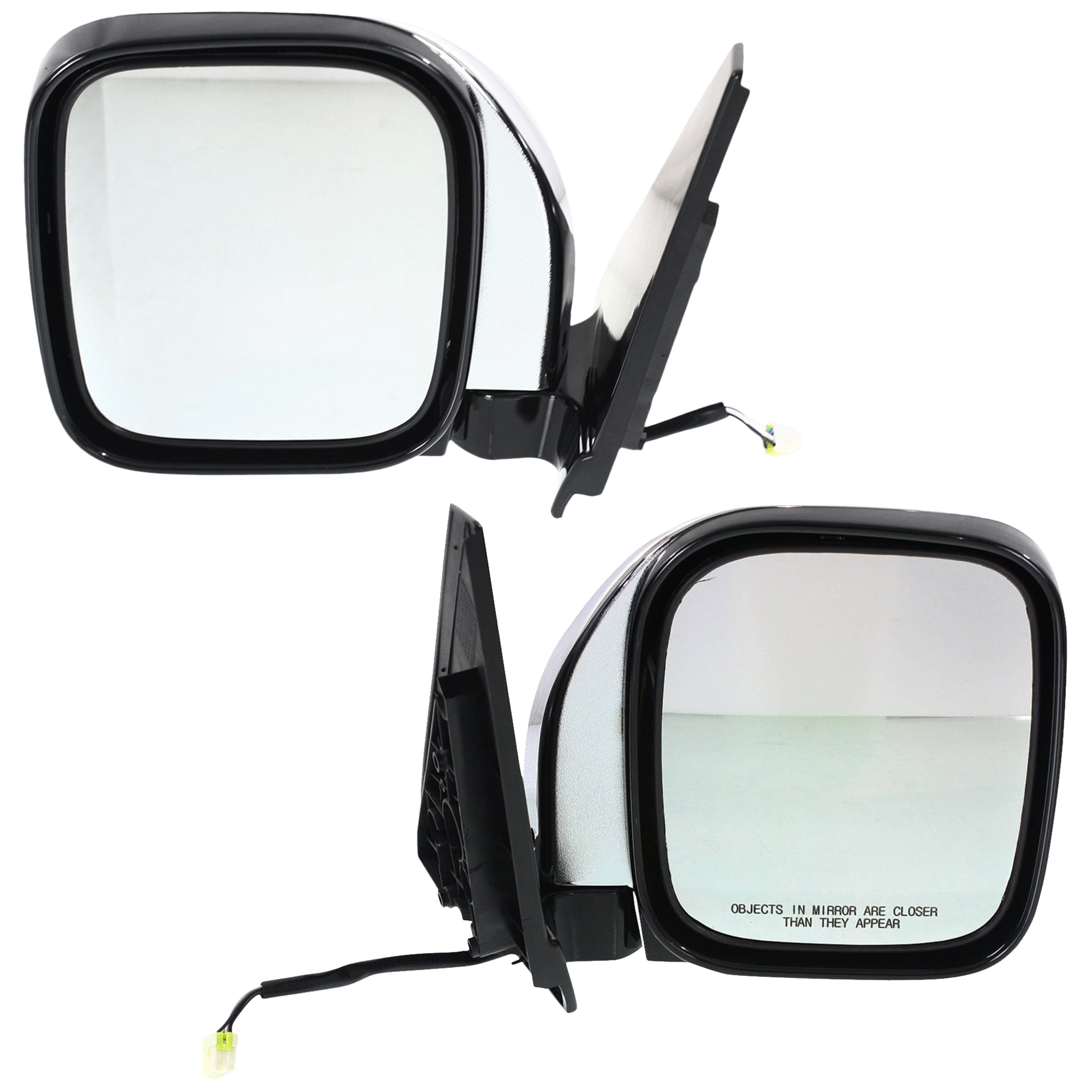 AM MONTERO 01-06 MIRROR RH AND LH Power Manual Folding Heated Chrome Limited XLS Models SKU SET JMT42CR Partslink MI1320156 MI1321156 OEM MR478839 MR478840