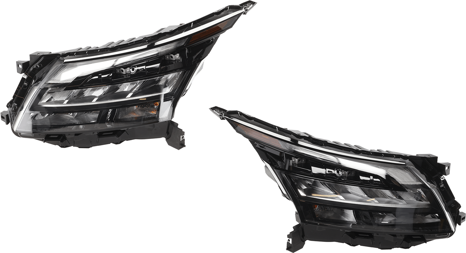 AM PATHFINDER 23-24 HEAD LAMP RH AND LH Assembly LED Rock Creek Model CAPA SKU SET JN10010003AQ Partslink NI2502301C NI2503301C OEM 260106TA9B 260606TA9B