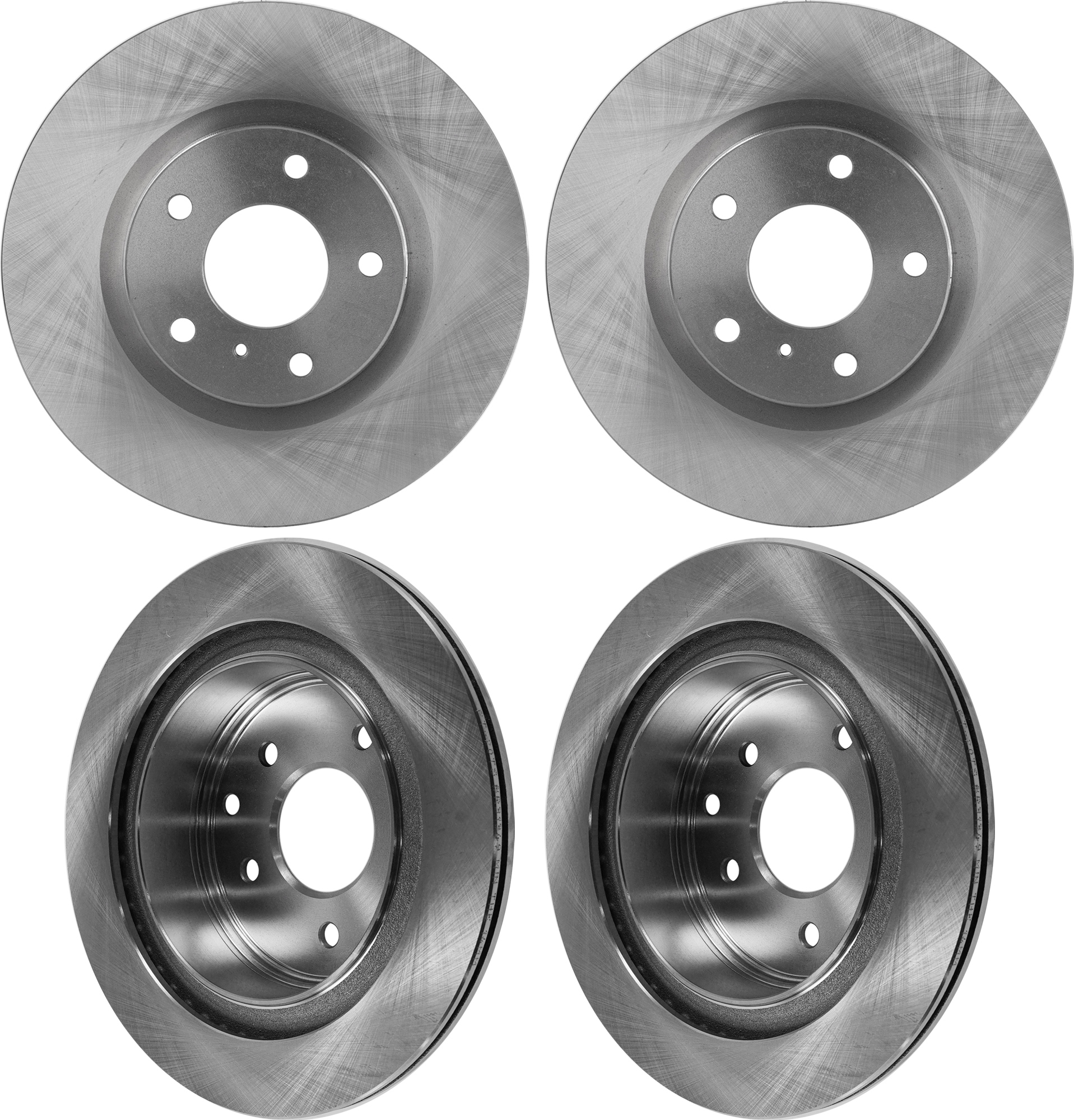 AM 350Z G35-03-05 FRONT AND REAR BRAKE DISC 4 Wheel Set SKU SET JN27110010-4 OEM 40206AM800-402069J400-432068H3