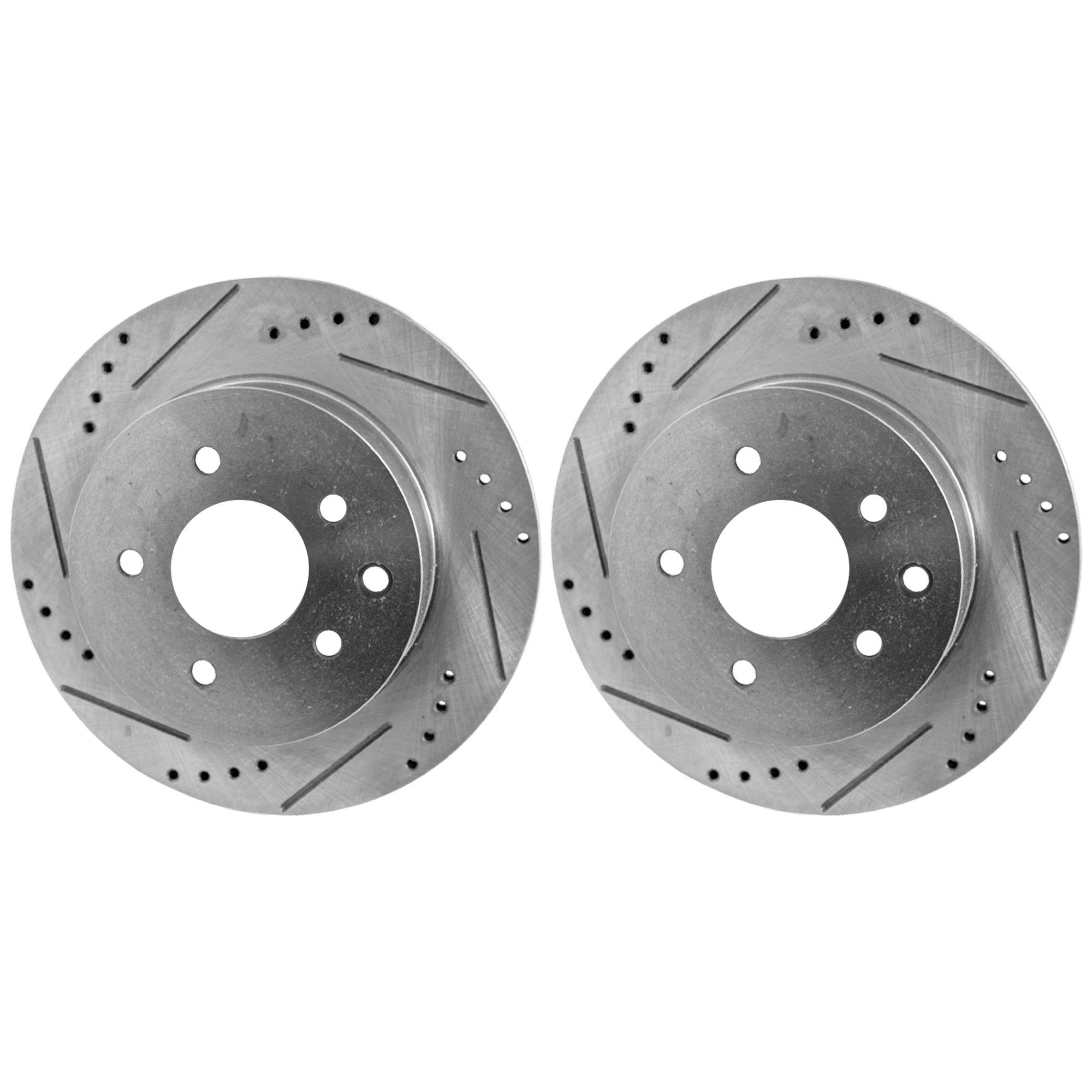 AM G35-03-05 LEAF 11-19 REAR BRAKE DISC RH AND LH Cross drilled and Slotted SKU SET JN27110011DRS2 OEM 31349-900540-48880113-52126093