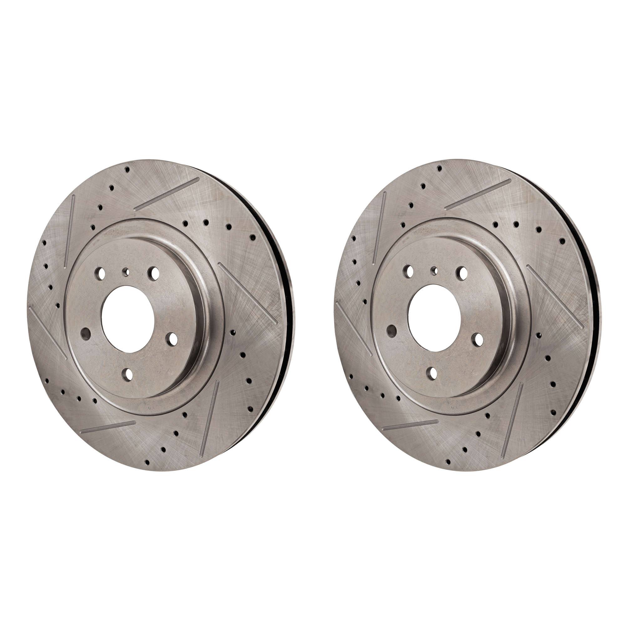 AM 350Z 03-08 G35-03-04 FRONT BRAKE DISC RH AND LH Brembo Brakes Drilled and Slotted SKU SET JN27110012DRS2 OEM 31395-44703-900400-60068008-31