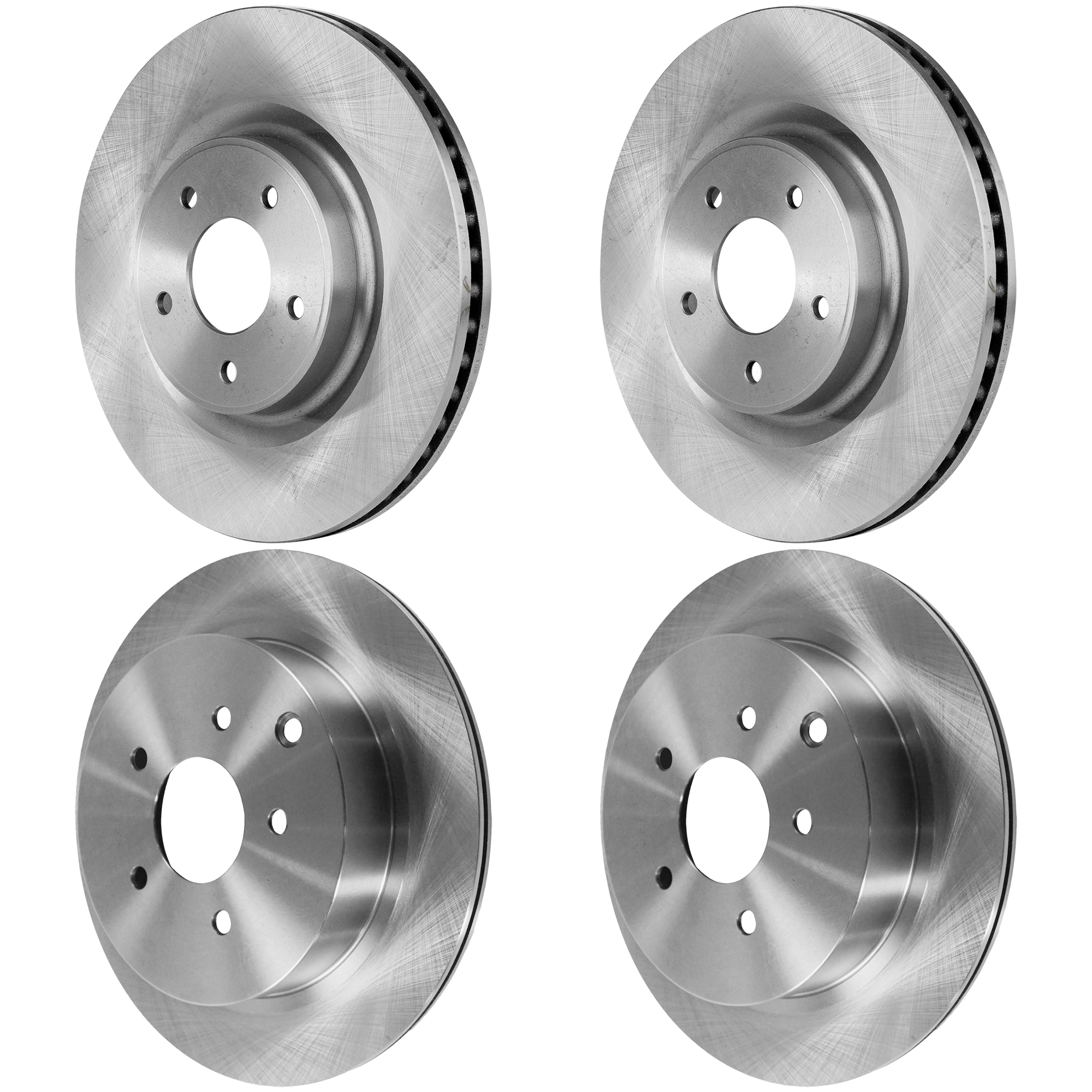 AM PATHFINDER 13-20 MURANO 15-22 FRONT AND REAR BRAKE DISC 4 Wheel Set SKU SET JN27110038-4 B OEM 43206WL000-43206CA000-43206CK0