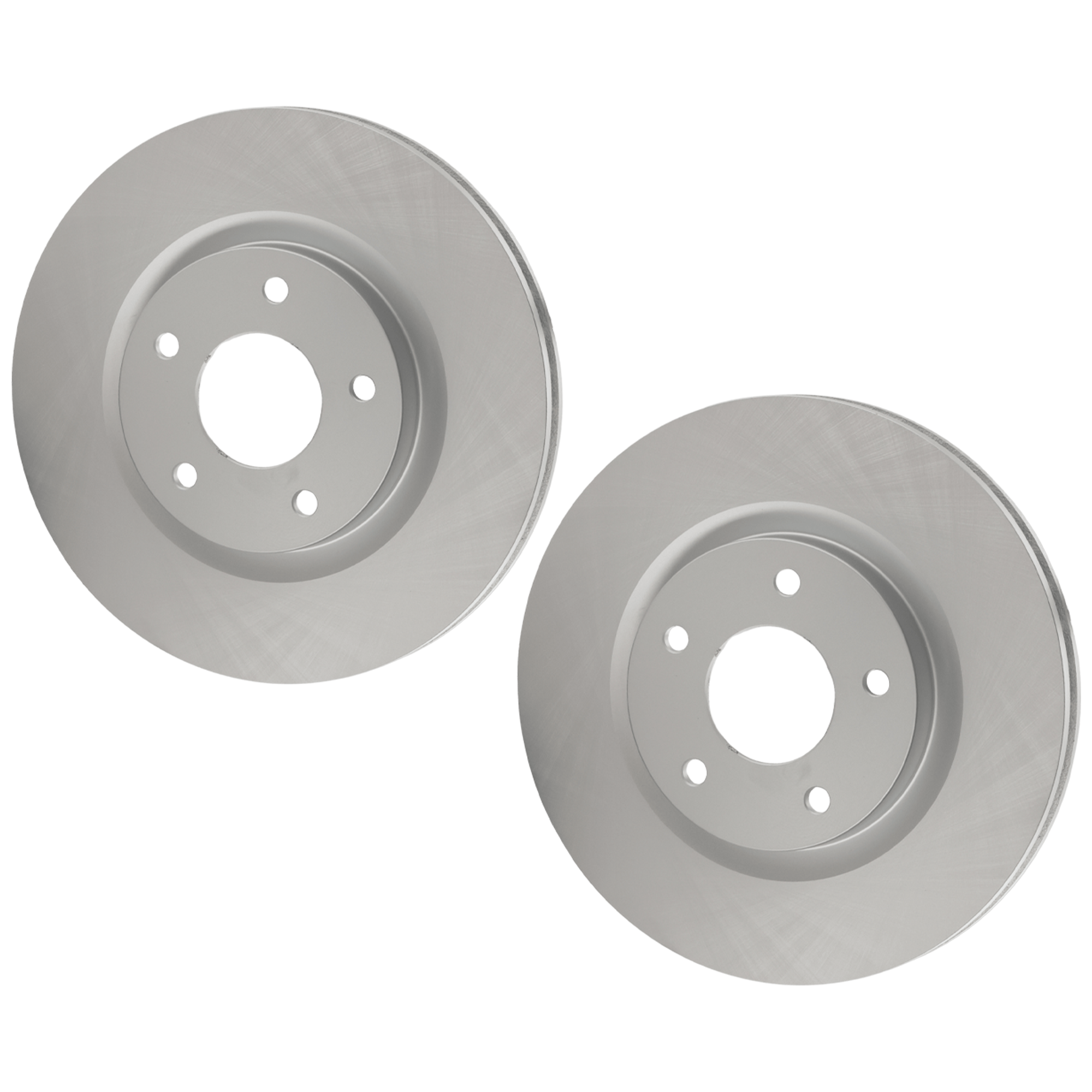 AM SENTRA 07-12 ROGUE 08-13 FRONT BRAKE DISC RH AND LH Plain Surface G Coated Cast Iron Vented 5 Lugs SKU SET JN27110046G 2 OEM 40206JG00A PFM