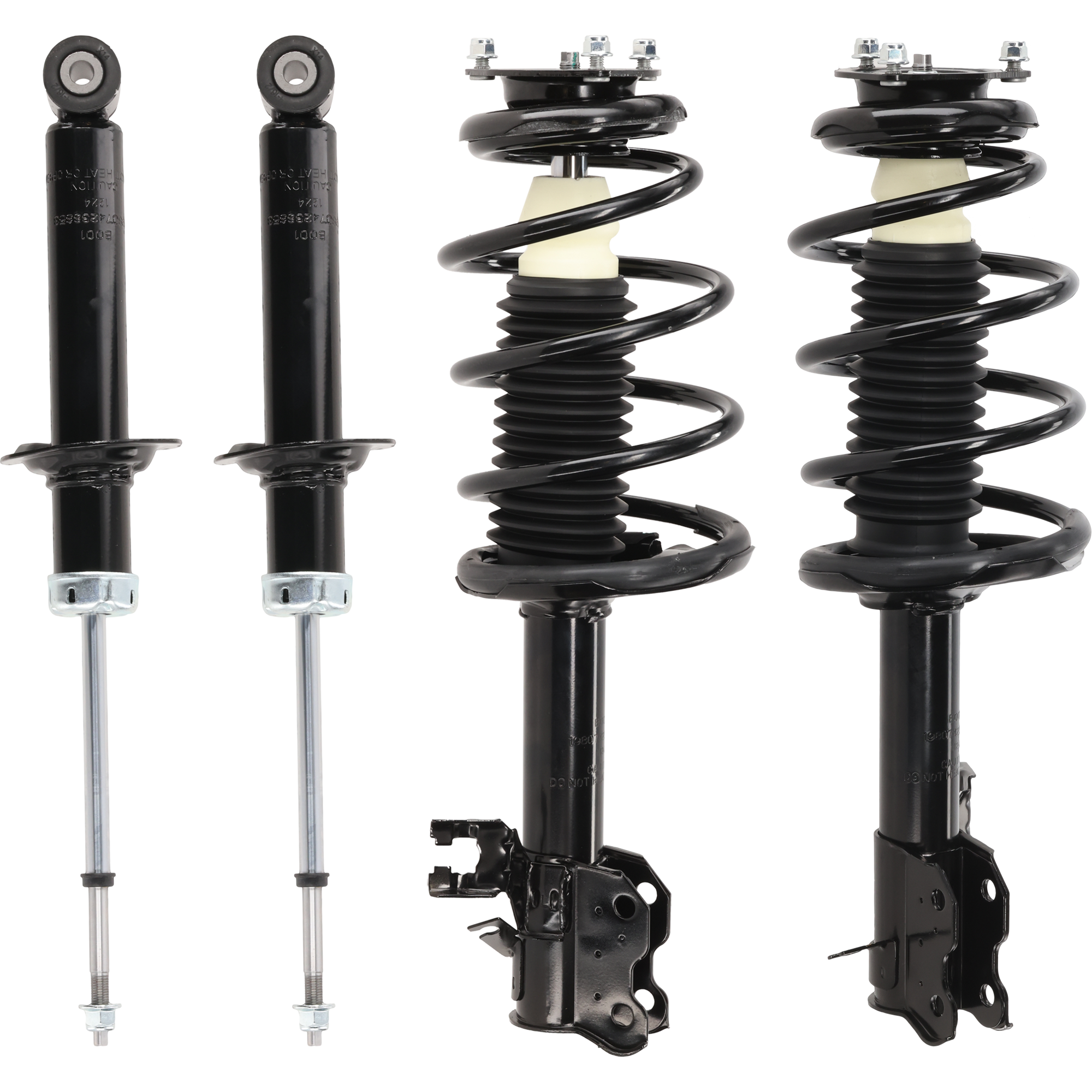 AM SENTRA 02-06 FRONT AND REAR SHOCK AND FULLY LOADED STRUT RH AND LH Gas Charged Twin tube Set of 4 SKU SET JN280527-4 A OEM 543024Z028-543034Z026-543034Z0