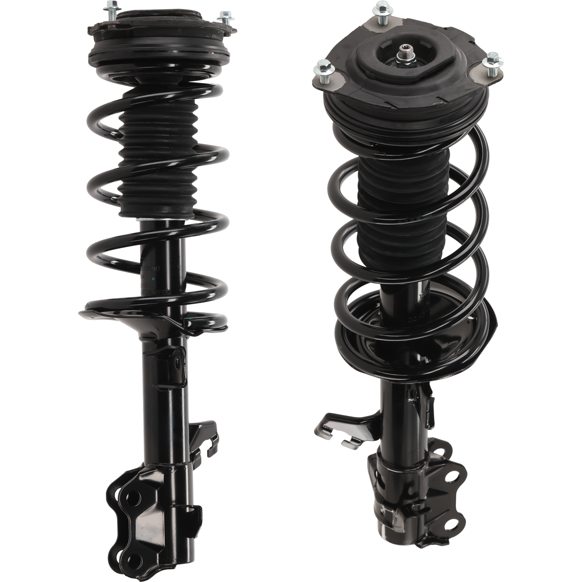 AM VERSA 07-12 CUBE 09-14 FRONT LOADED STRUT RH AND LH Gas Charged Twin tube FWD Set of 2 SKU SET JN280543 OEM E4302EM30C E4302ZN90D E4303EM3