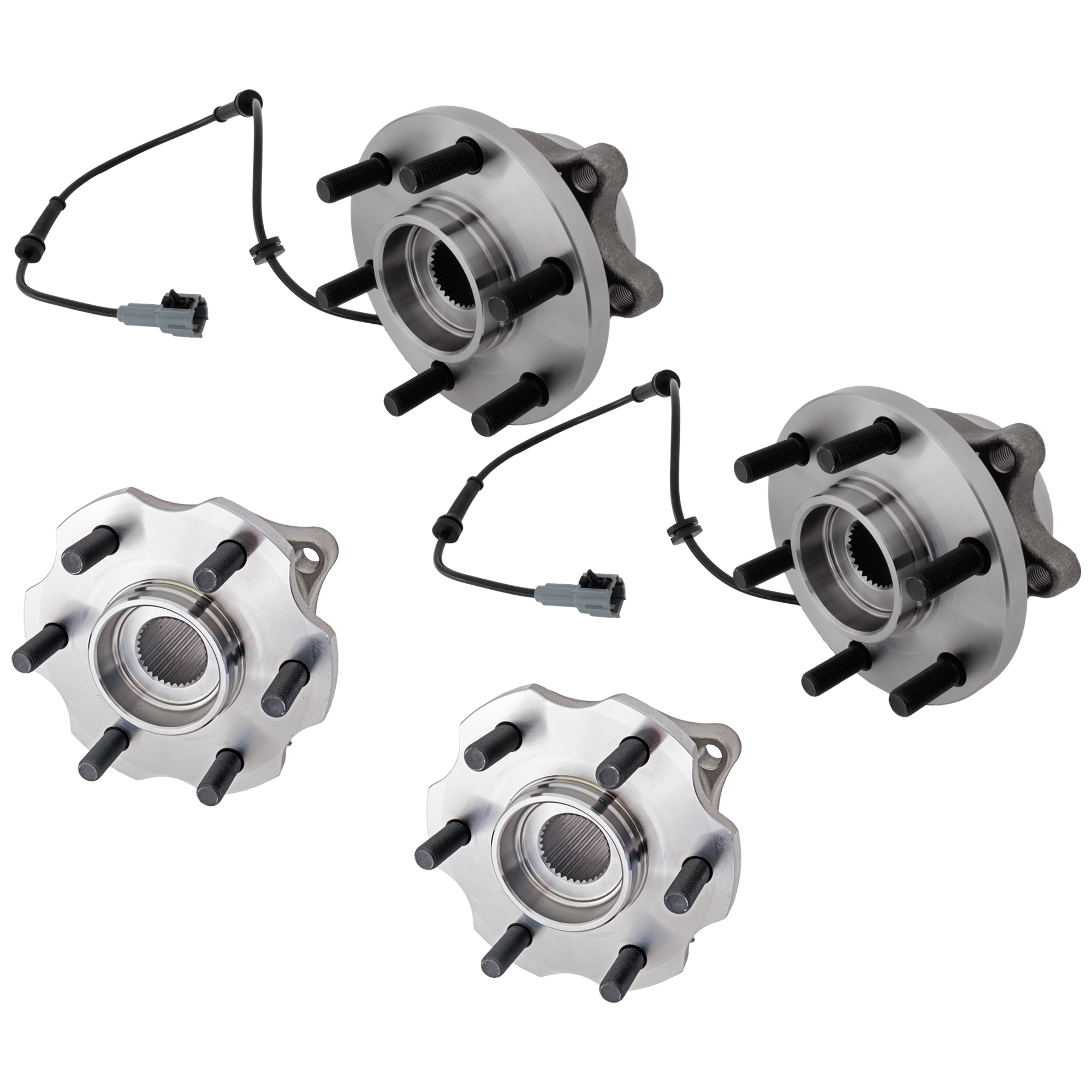 AM PATHFINDER 05-12 FRONT AND REAR HUB ASSEMBLY RH AND LH SKU SET JN283701-4 OEM 402024X01A 4342082Z30-432024X0