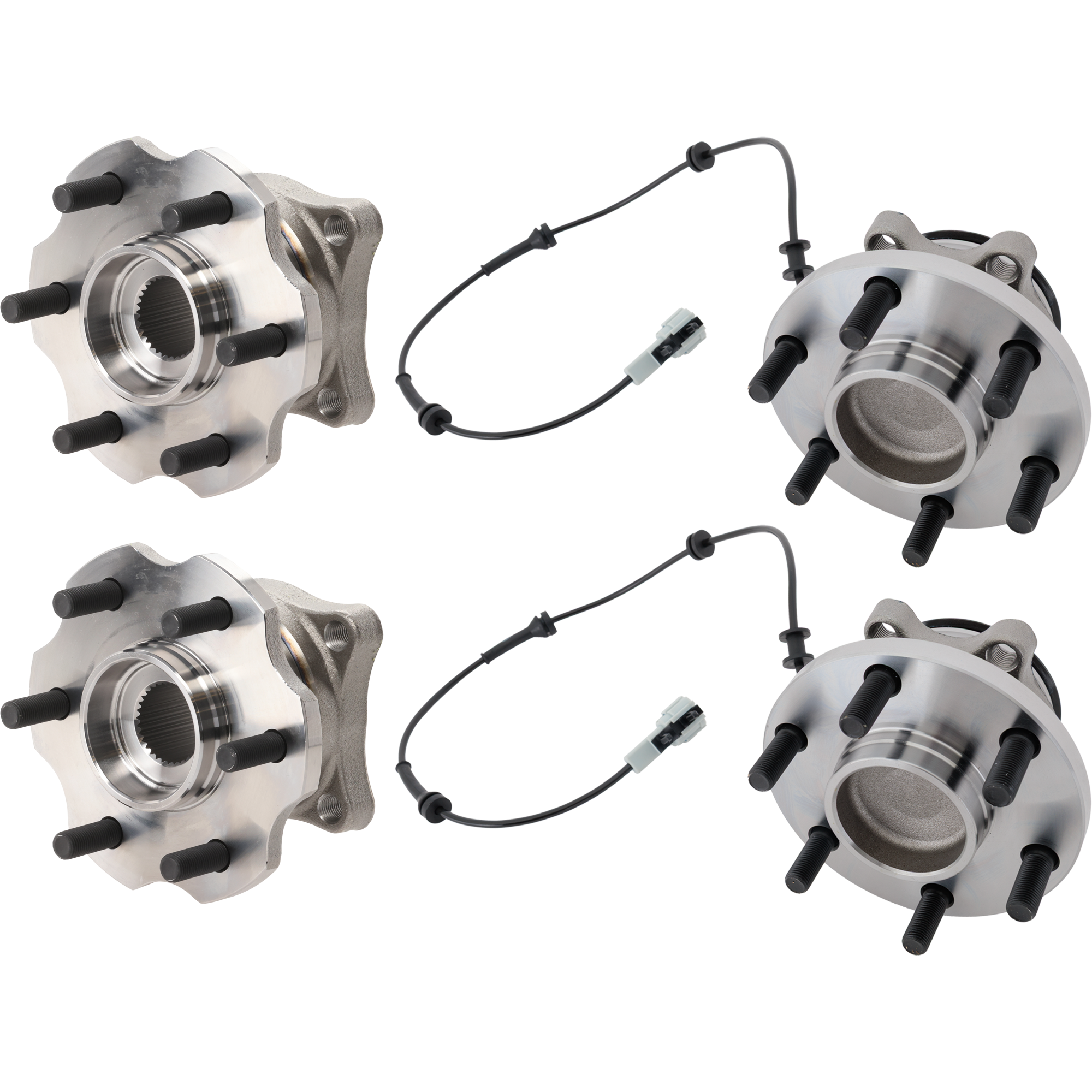AM PATHFINDER 05-12 FRONT AND REAR HUB ASSEMBLY RH AND LH Rear Wheel Drive SKU SET JN283702-4 A OEM 402024X00A 432024X00A