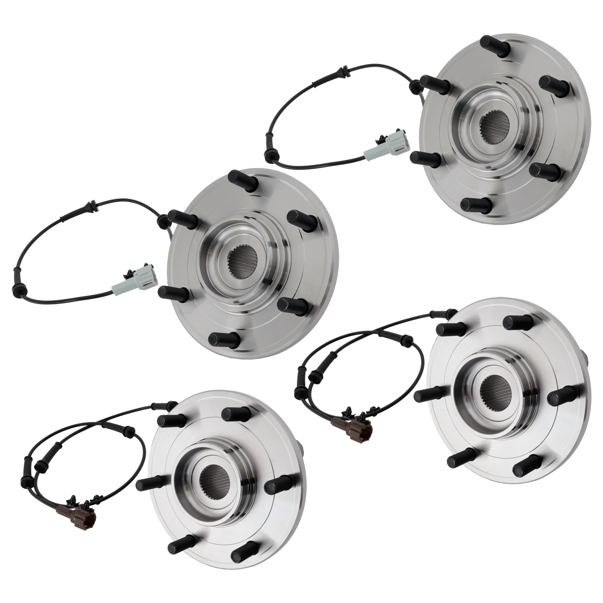 AM ARMADA 08-12 FRONT AND REAR HUB ASSEMBLY RH AND LH SKU SET JN283716-4 OEM 432027S000-515125-715125-40202