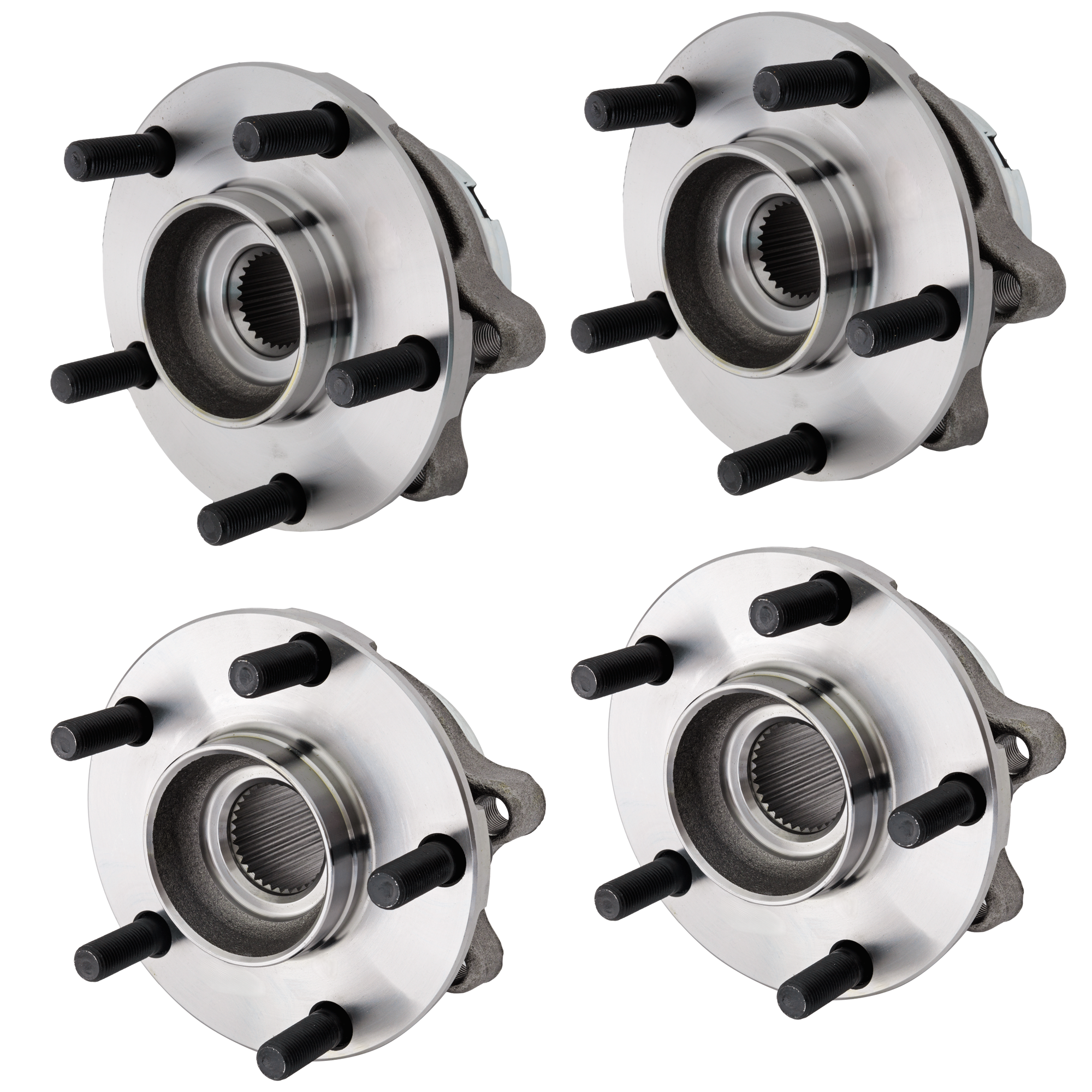 AM ALTIMA 07-18 MAXIMA 09-19 FRONT AND REAR HUB ASSEMBLY RH AND LH 5 Lugs 5 x 4.5 in. Bolt Pattern SKU SET JN285912-4 OEM 512388-513295-516347-712388-43