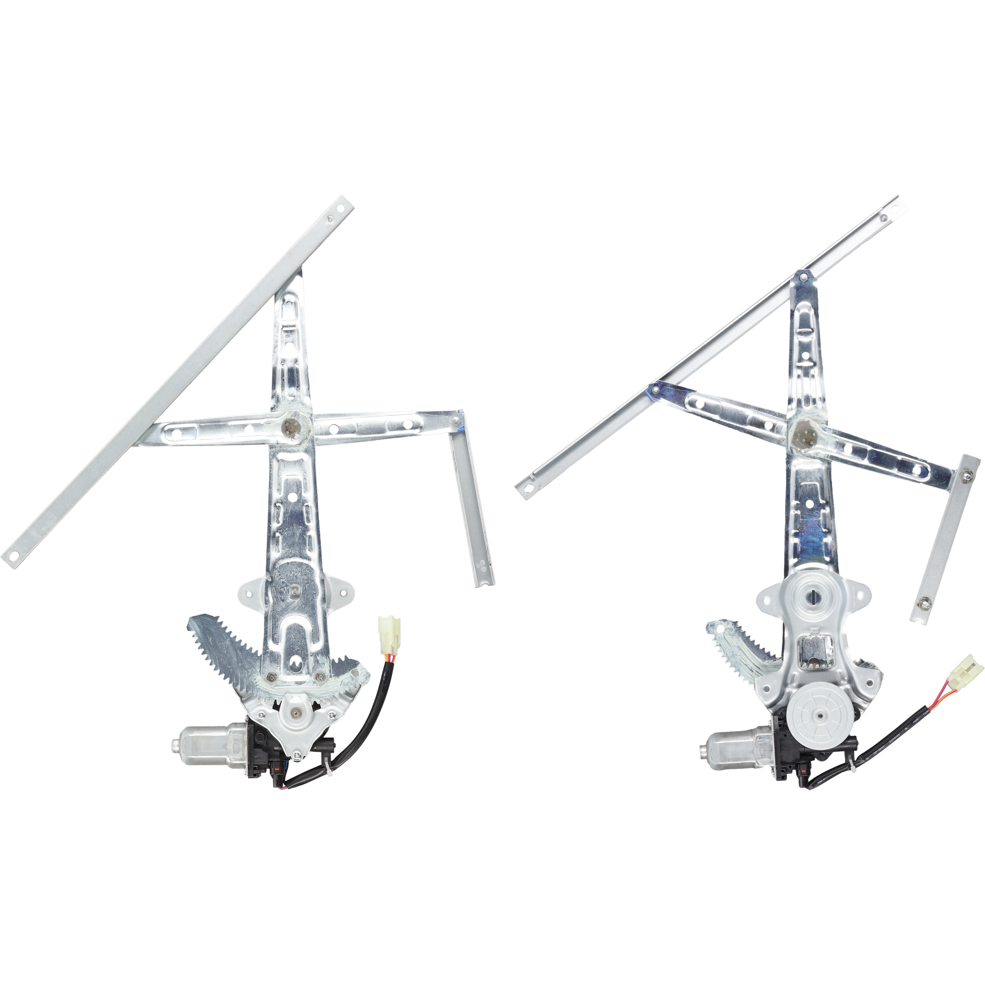AM KICKS 18-23 FRONT WINDOW REGULATOR RH AND LH Power w Motor 2 Pins w OE Type Connector SKU SET JN46290059 OEM 807201HL0A PFM 827305NA0A PFM