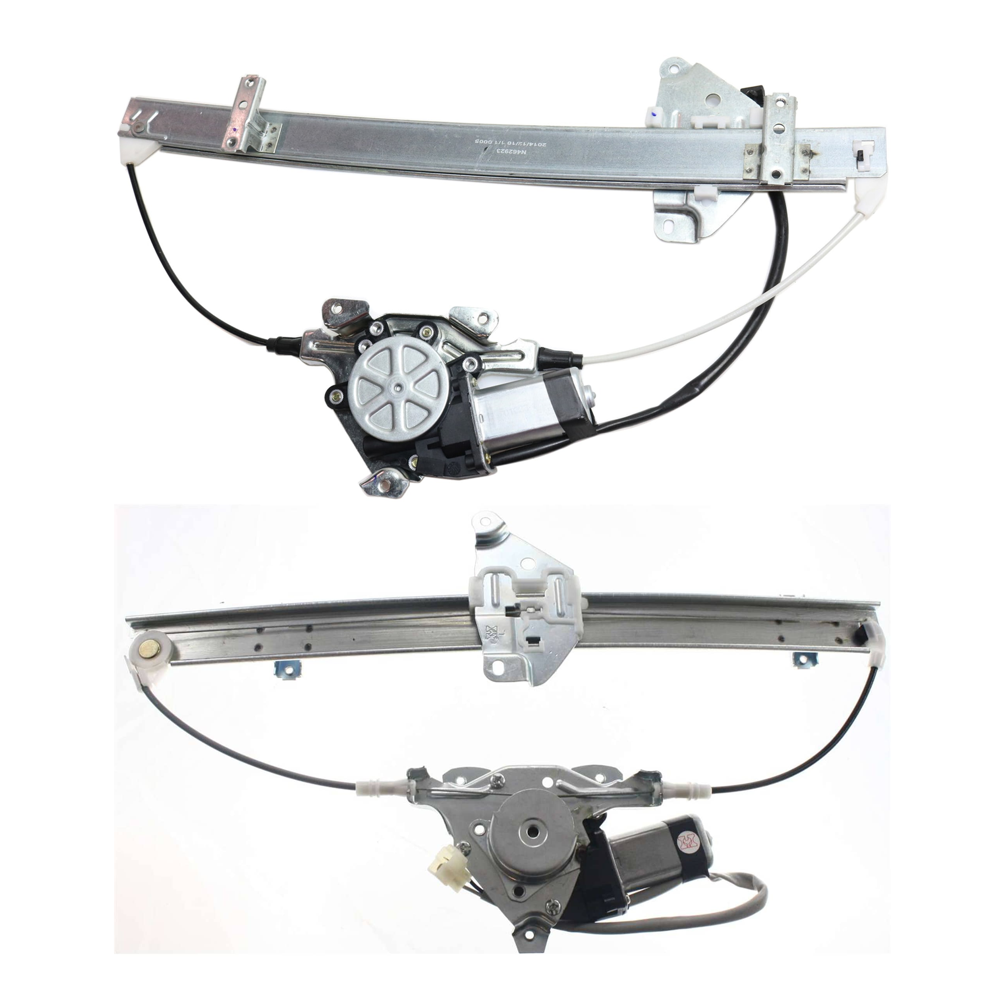 AM D21-86-94 PICKUP 95-97 FRONT WINDOW REGULATOR RH AND LH Power With Motor SKU SET JN462923 Partslink NI1350104 NI1351104 OEM 8072001G21-8072101G21