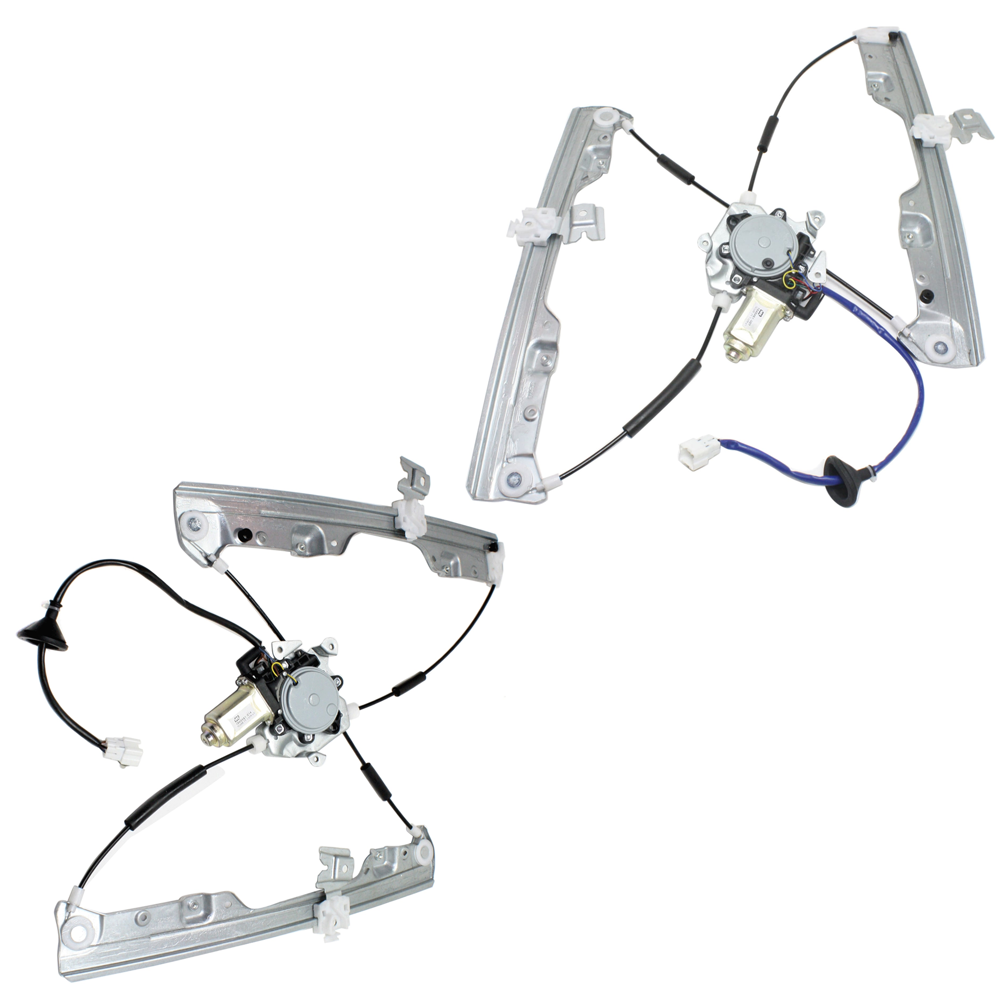 AM MURANO 03-07 FRONT WINDOW REGULATOR RH AND LH Power With Motor SKU SET JN462935 Partslink NI1350149 NI1351149 OEM 80720CA01A PFM 80721CA01A PFM