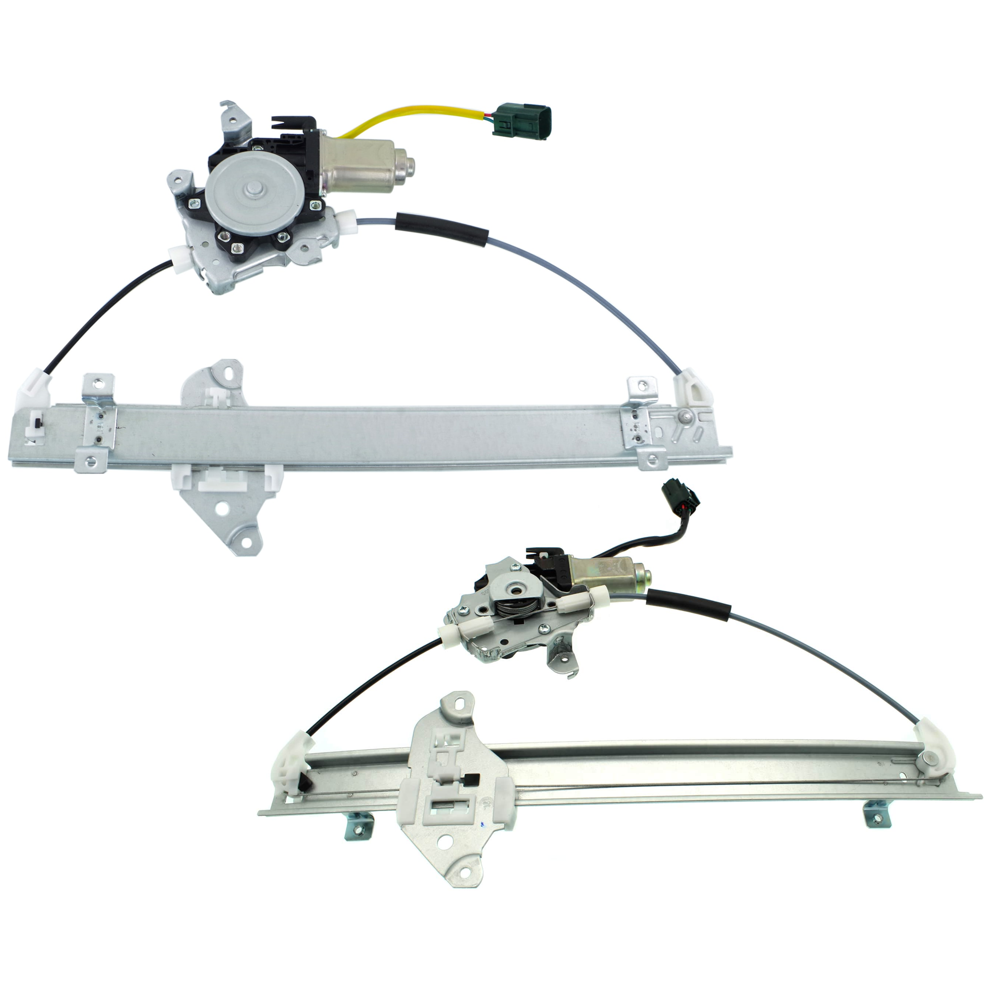 AM JUKE 11-17 FRONT WINDOW REGULATOR RH and LH Power w Motor SKU SET JN462937 Partslink NI1350150 NI1351150 OEM 807201KA0A PFM 807211KA0A PFM
