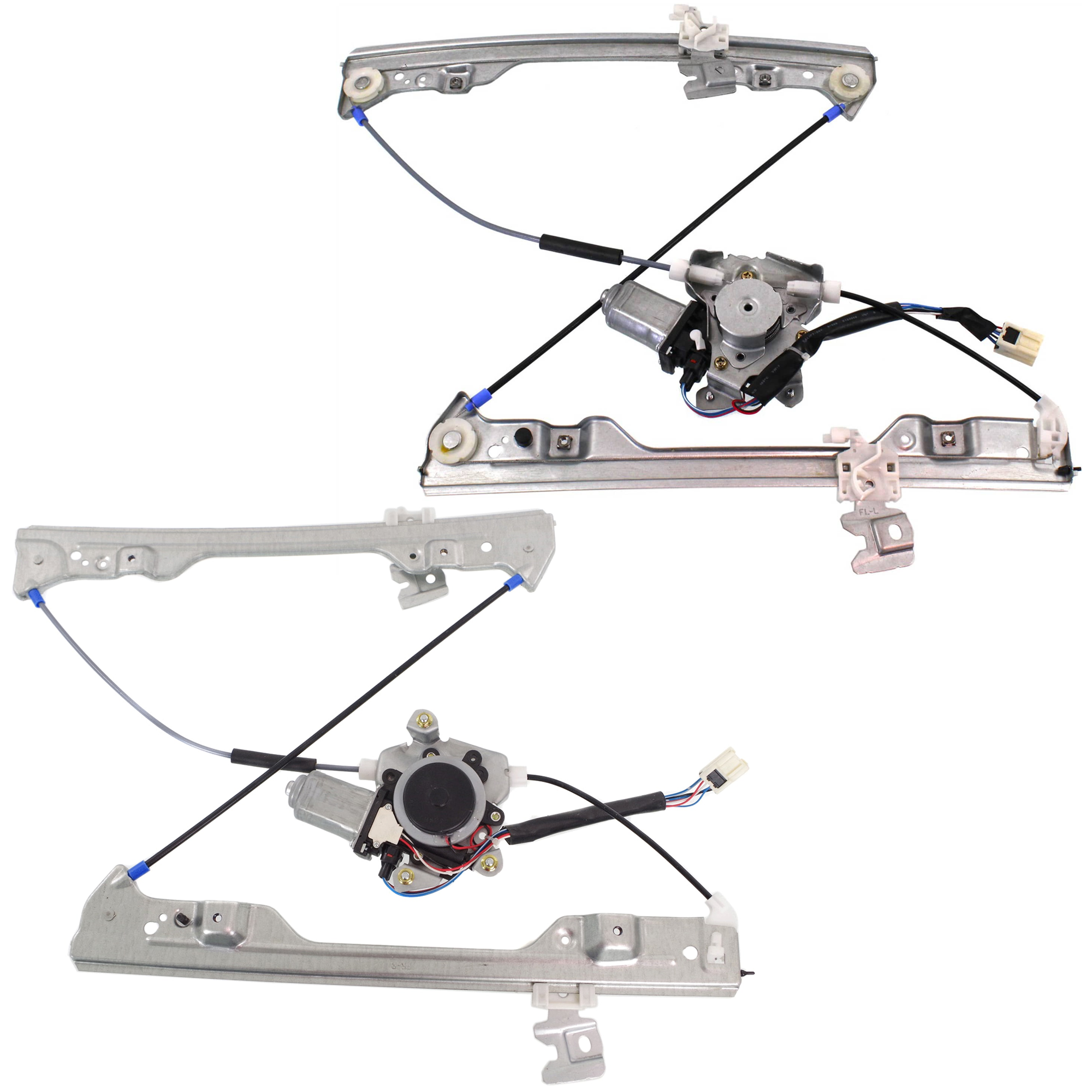 AM ALTIMA 02-06 FRONT WINDOW REGULATOR RH AND LH Power w Motor SKU SET JN462941 Partslink NI1350115 NI1351115 OEM 807208J000 PFM 807218J000 PFM