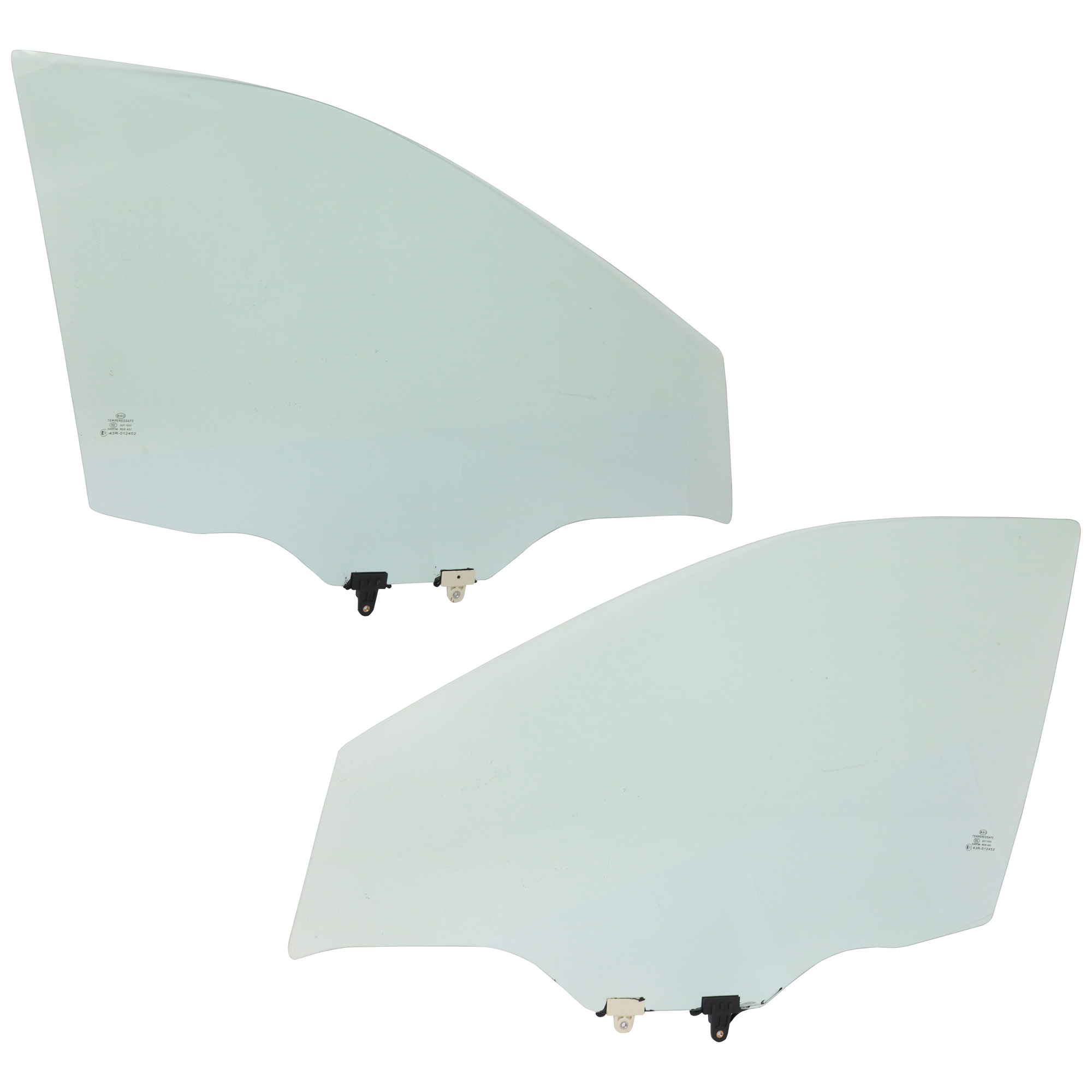 AM NISSAN ROGUE 14-17 FRONT DOOR GLASS RH AND LH Green Tint SKU SET JN480115 OEM 803009TA0A FD26154GTYN 803005H