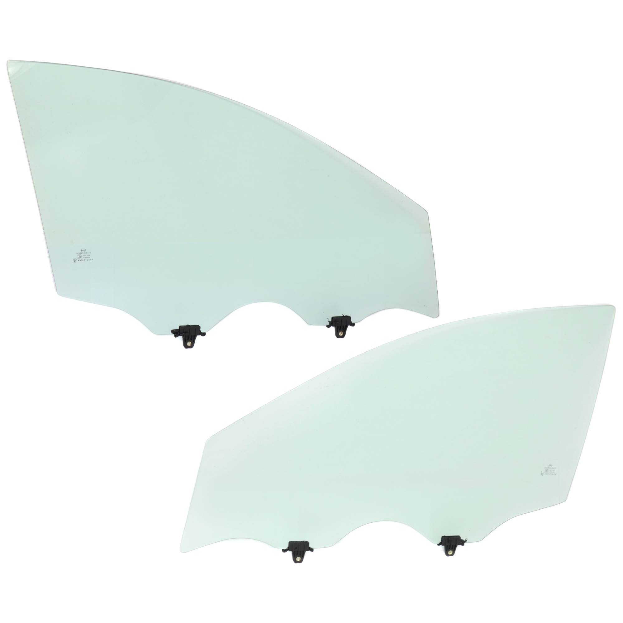 AM ROGUE 08-13 ROGUE SELECT 14-15 FRONT DOOR GLASS RH AND LH Green Tint SKU SET JN480123 OEM 80300JM00B FD23636GTYN 80301JM