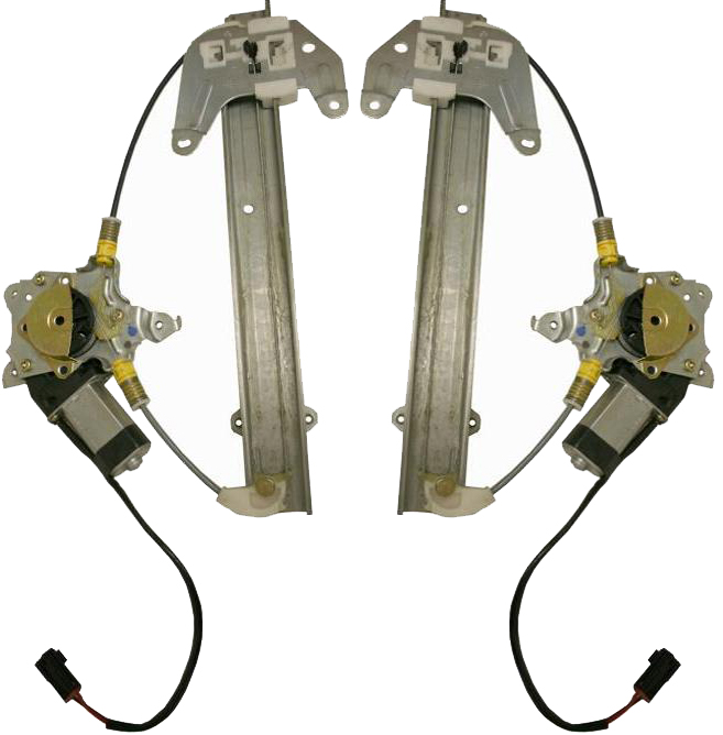 AM I30-96-99 MAXIMA 95-99 REAR WINDOW REGULATOR RH AND LH Power With Motor SKU SET JN491721 Partslink NI1550103 NI1551103 OEM 8272040U10-8272140U10