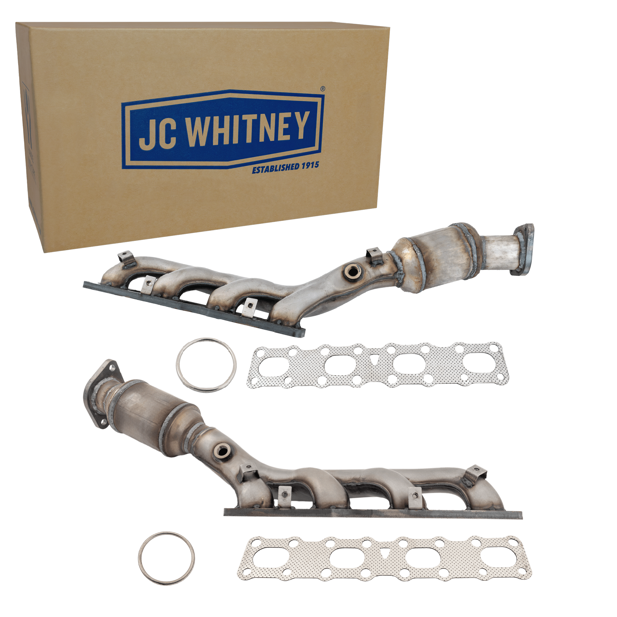 AM TITAN 04-15 PATHFINDER 08-12 CATALYTIC CONVERTER Front RH and LH 8 Cyl. 5.6L Engine w Exhaust Manifold SKU SET JN960316-2