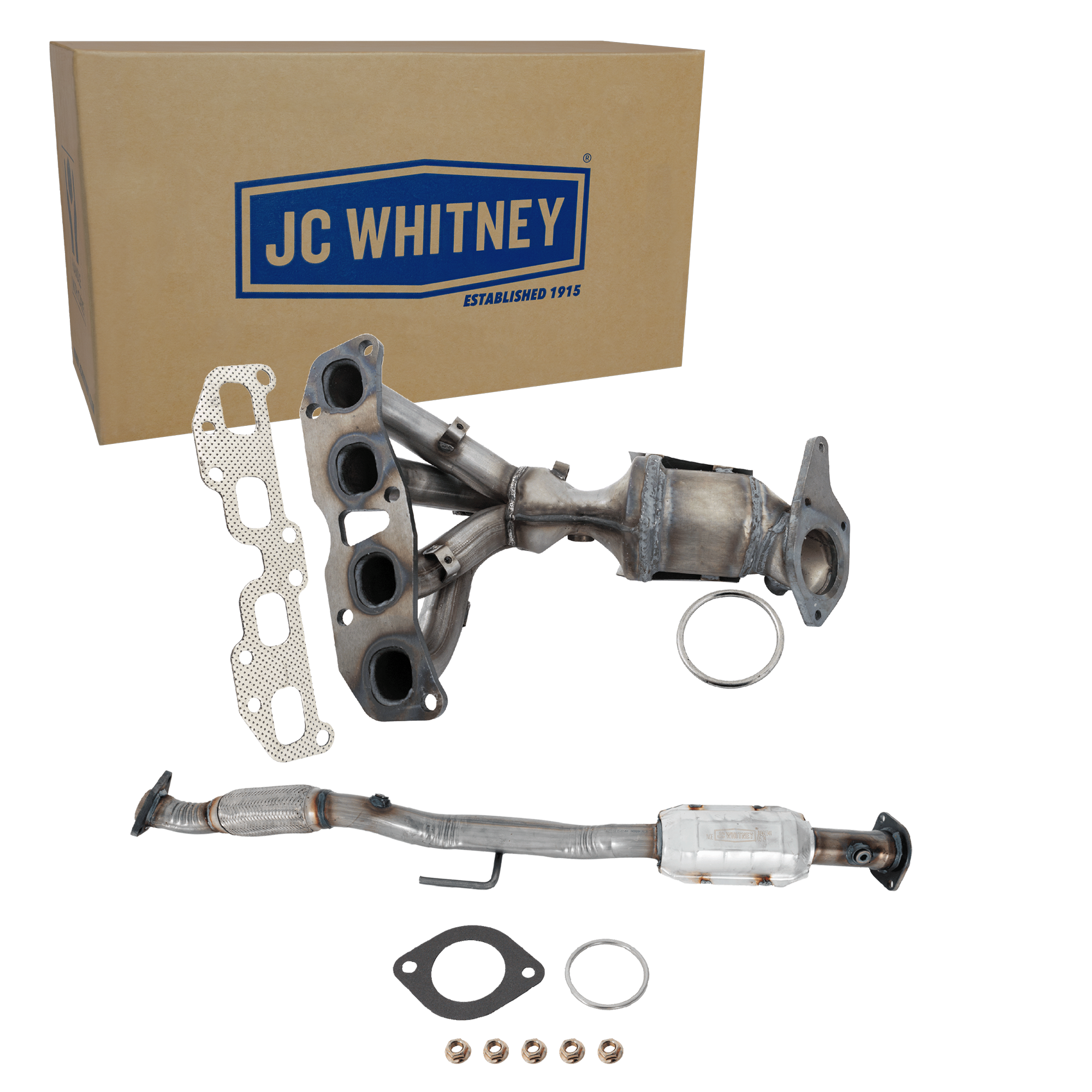 AM ALTIMA 07-12 CATALYTIC CONVERTER Front and Rear SKU SET JN960335SS 2