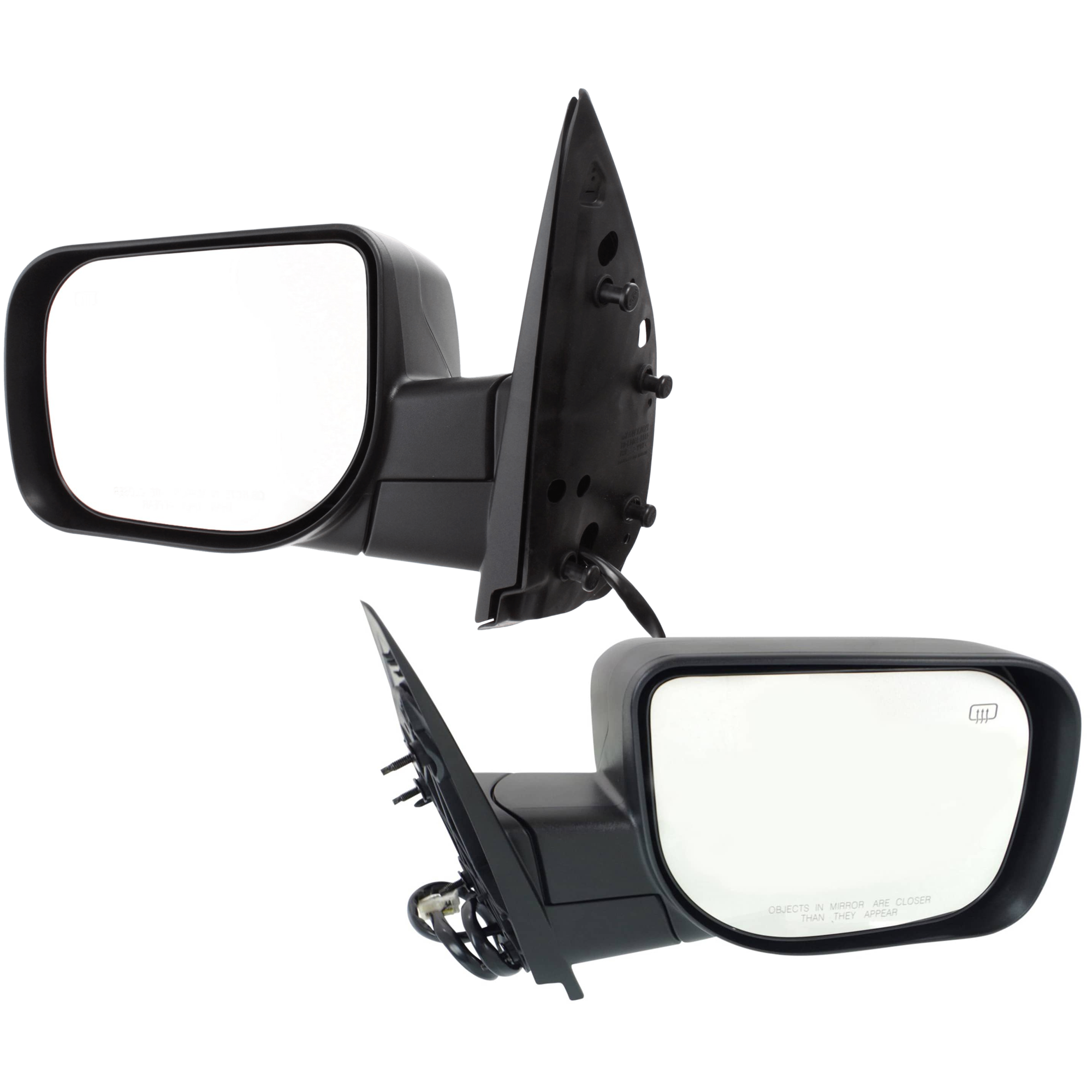 AM TITAN 08-13 MIRROR RH AND LH Non Towing Power Manual Folding Heated Textured w Memory PRO 4X Model SKU SET JNS105ER Partslink NI1320214 NI1321214 OEM 96301ZR60A 96302ZR60A
