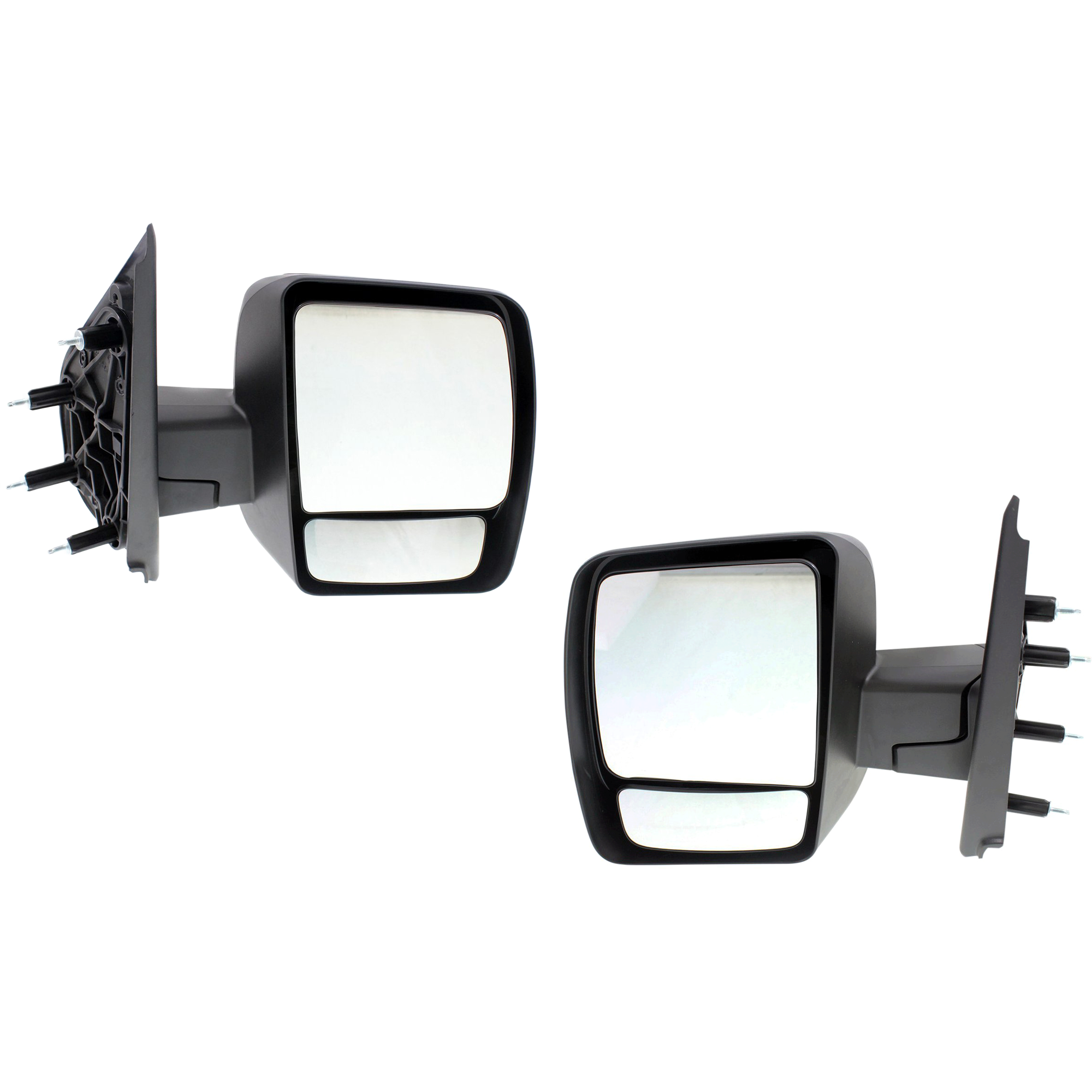 AM NV1500-12-21 MIRROR RH AND LH Non Towing Manual Adjust Manual Folding Non Heated Textured No Signal Light S Model SKU SET JNS117R Partslink NI1320232 NI1321232 OEM 963011PA6E PFM 963021PA6E PFM