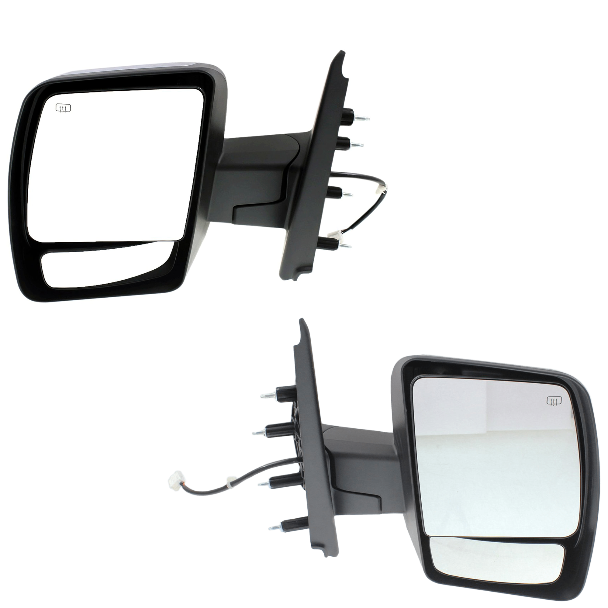 AM NV SERIES FULL SIZE VAN 12-21 MIRROR RH AND LH Non Towing Power Manual Folding Heated Chrome No Signal Light SL SV Models SKU SET JNS121ER Partslink NI1320248 NI1321248 OEM 963011PA9E PFM 963021PA9E PFM