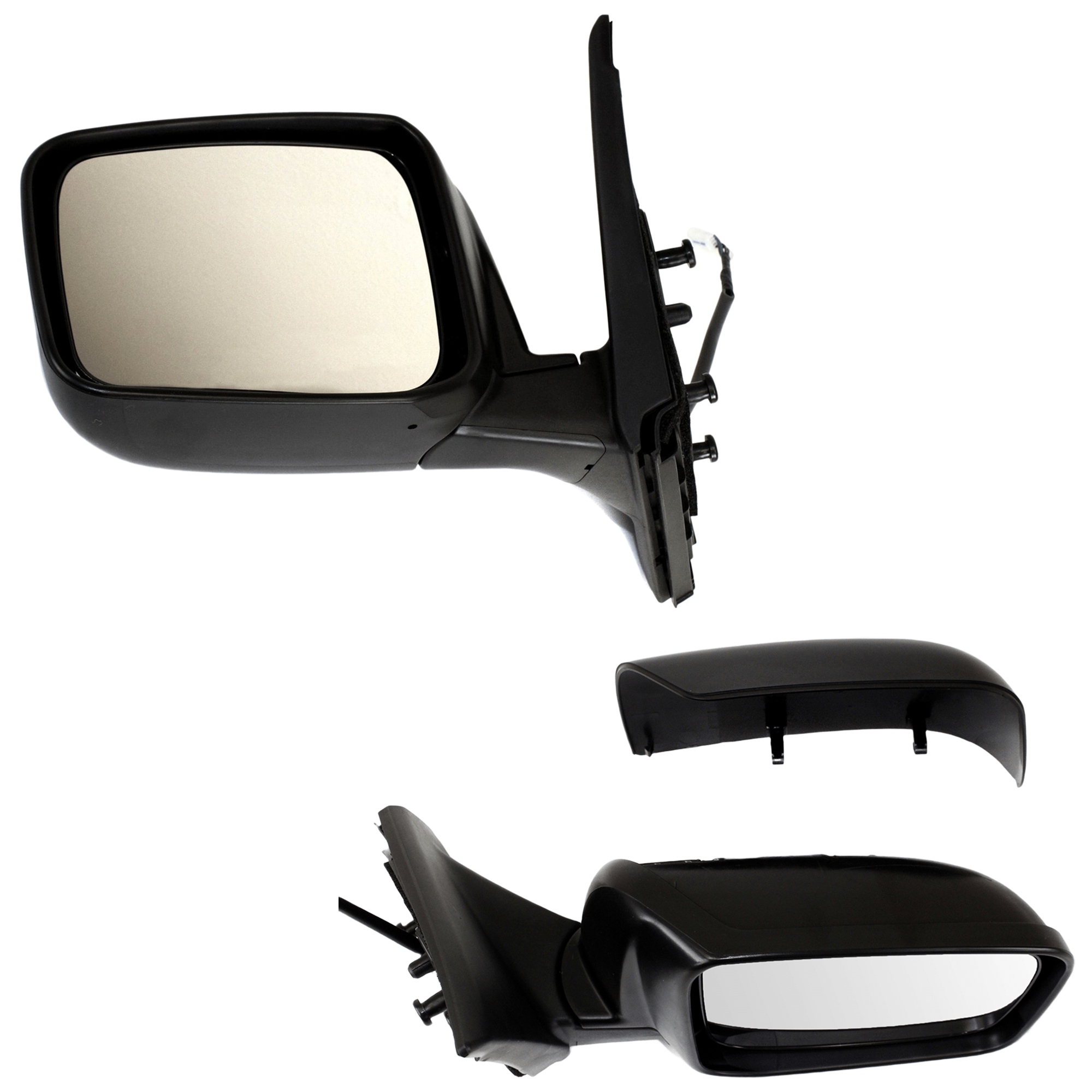 AM ROGUE 08-13 ROGUE SELECT 14-15 MIRROR RH AND LH Power Manual Folding Heated Paintable SKU SET JNS125ER Partslink NI1320236 NI1321236 OEM 96301JM200 PFM 96302JM200 PFM