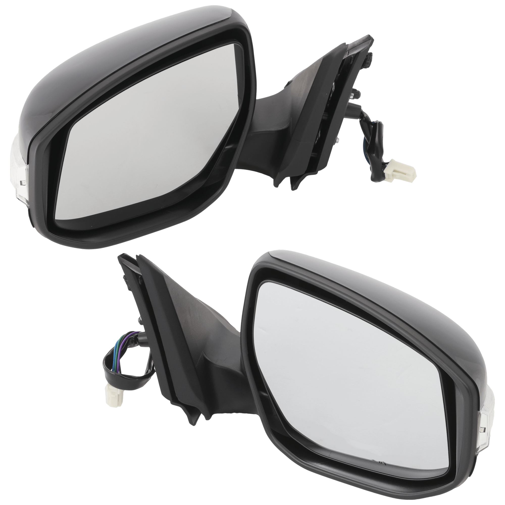 AM ALTIMA 13-18 MIRROR RH AND LH Power Manual Folding Non Heated Paintable w In housing Signal Light No Auto dimming BSD and Memory SKU SET JNS126ER S Partslink NI1320224 NI1321224 OEM 963013TH2A 963023TH2A