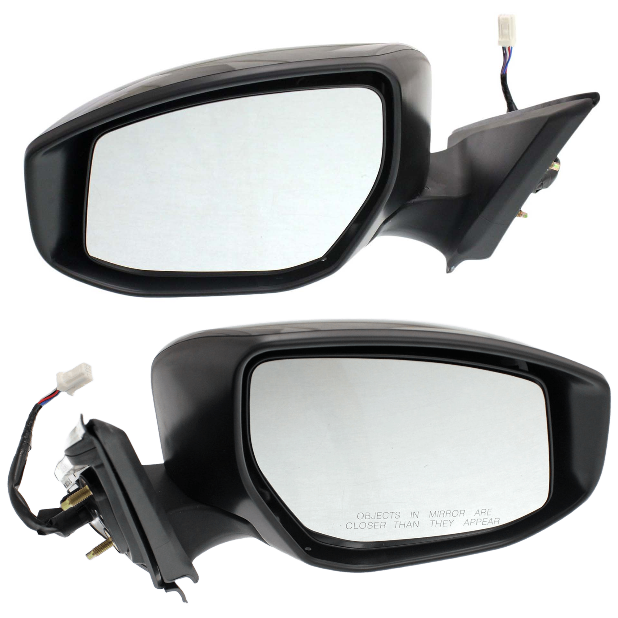 AM ALTIMA 13-18 MIRROR RH AND LH Power Manual Folding Heated Paintable w In housing Signal Light No Auto dimming BSD and Memory SKU SET JNS127ER S Partslink NI1320225 NI1321225 OEM 963013TH3A 963023TH3A