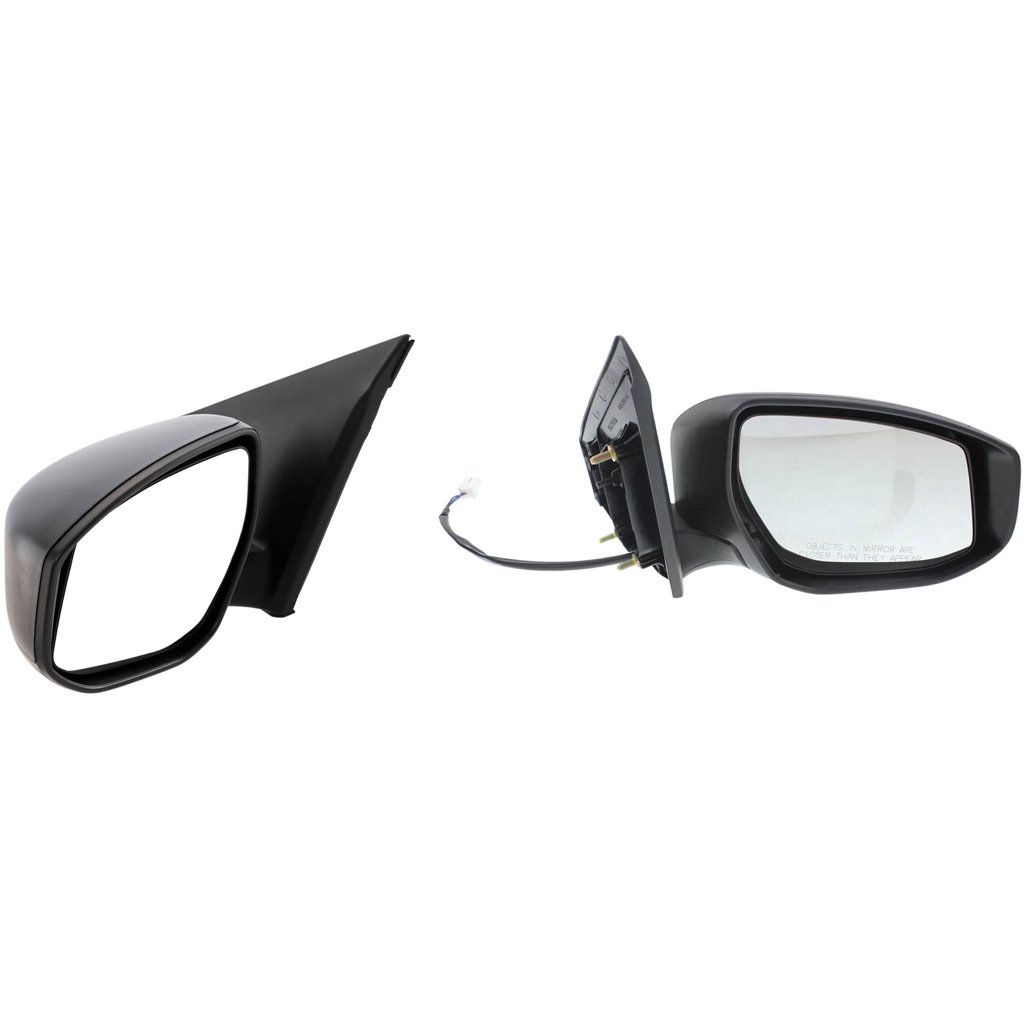 AM SENTRA 13-19 MIRROR RH AND LH Power Manual Folding Non Heated Textured No Signal Light SKU SET JNS129ER Partslink NI1320293 NI1321293 OEM 963013SG0B PFM 963013YU1F PFM