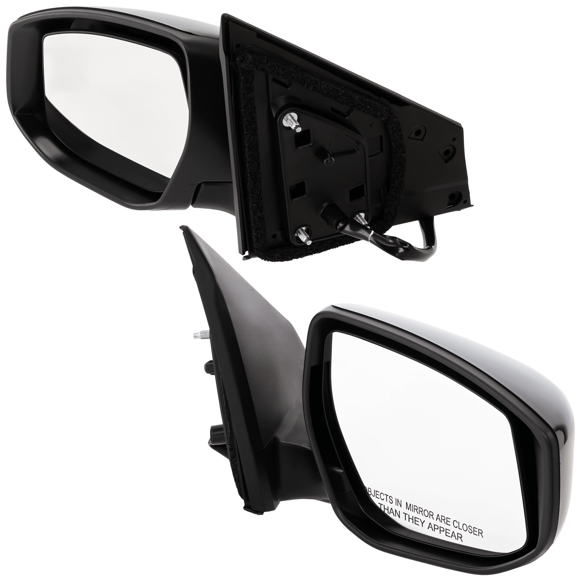 AM SENTRA 13-19 MIRROR RH AND LH Power Manual Folding Non Heated Paintable No Signal Light SKU SET JNS131ER Partslink NI1320238 NI1321238 OEM 963013SG0B 963013YU1F 963023SG