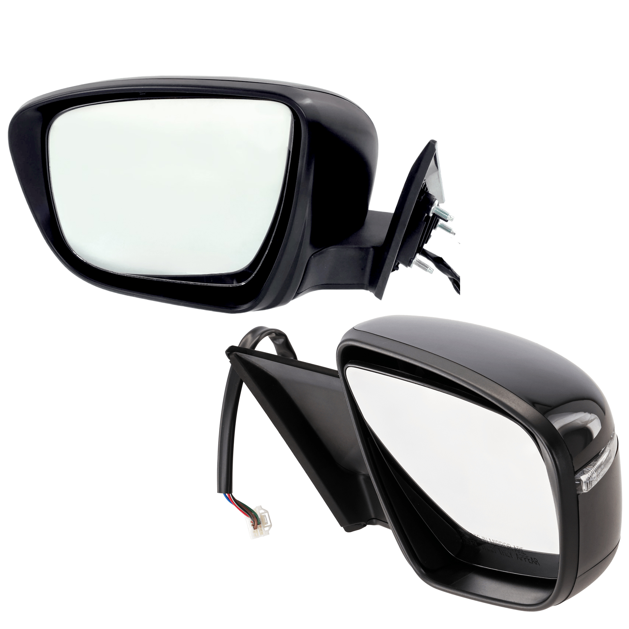 AM ROGUE 14-17 MIRROR RH AND LH Power Manual Folding Non Heated Paintable w Signal Light w o Side View Camera USA Built Vehicle 14-17 Korea Built Vehicle 15-16 SKU SET JNS144ER S Partslink NI1320254 NI1321254 OEM 963014BA0A PFM 963024BA0A PFM