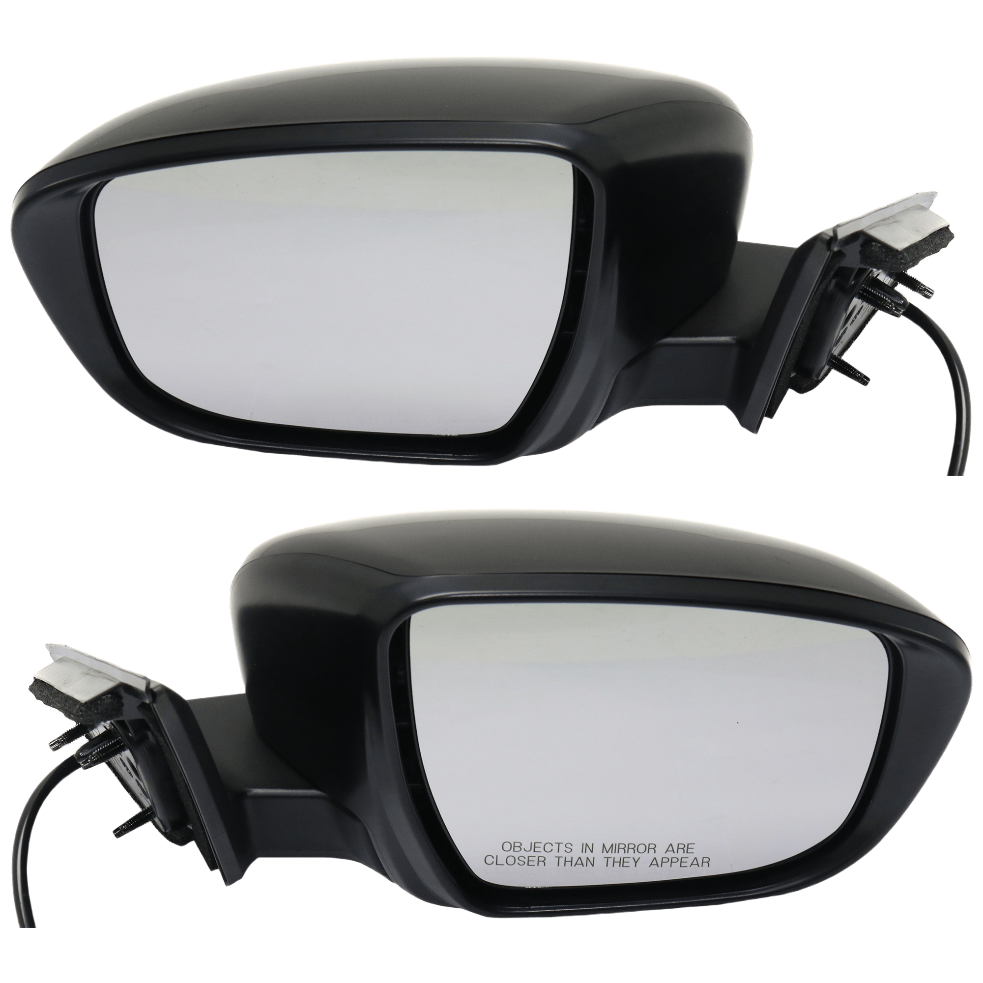 AM ROGUE 17-20 MIRROR RH AND LH Power Manual Folding Non Heated Paintable w o Camera and Signal Light S Model USA 18-20 Korea Built Vehicle SKU SET JNS157ER Partslink NI1320267 NI1321267 OEM 963019TB0A PFM 963029TB0A PFM