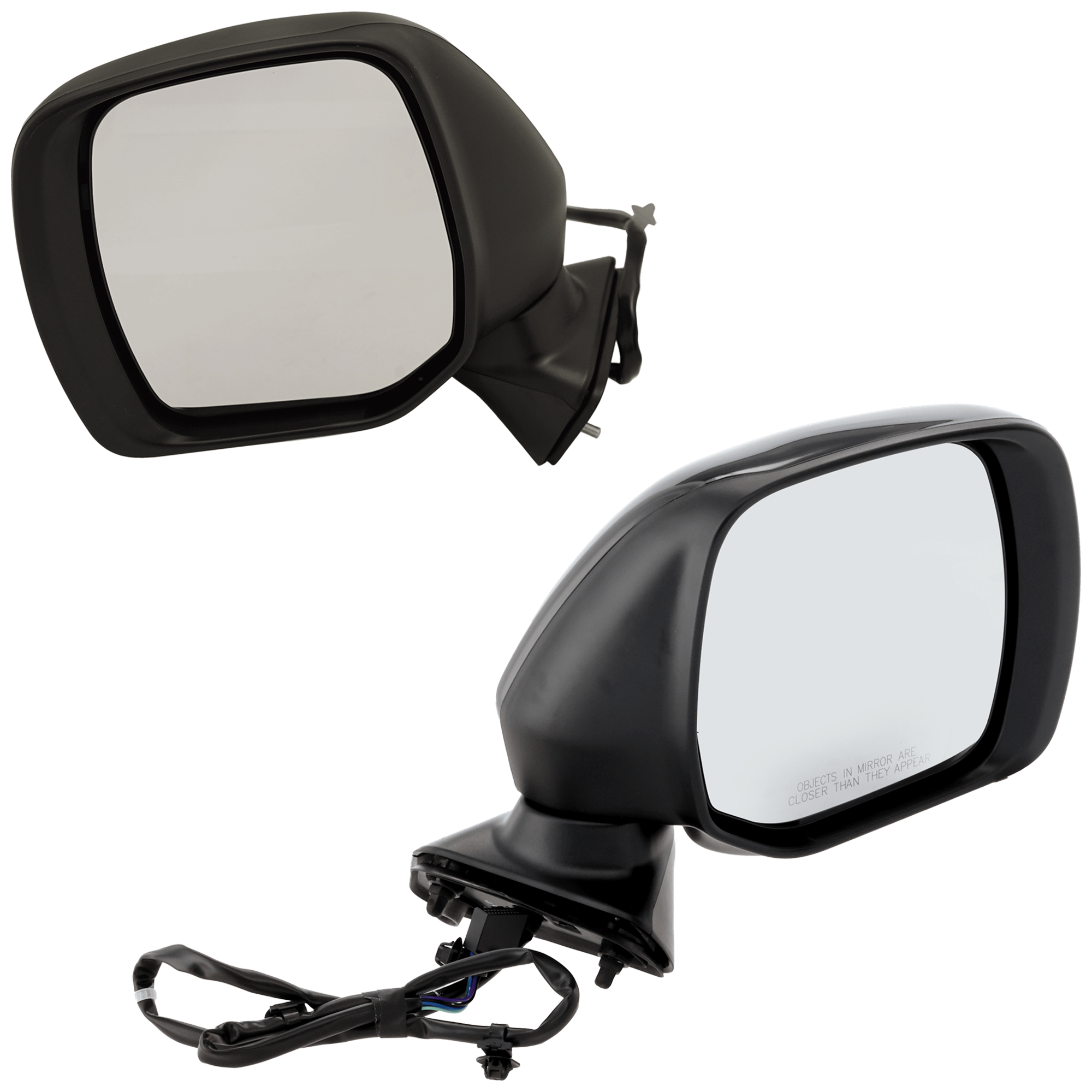 AM QUEST 11-17 MIRROR RH AND LH Power Manual Folding Heated Paintable No Signal Light SKU SET JNS172ER Partslink NI1320279 NI1321279 OEM 963011JA3C 963021JA3C