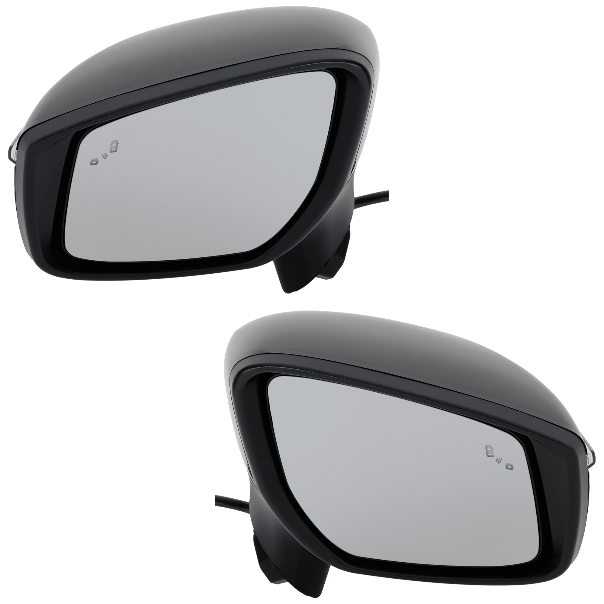 AM VERSA 20-23 MIRROR RH AND LH Power Manual Folding Heated Paintable w BSD and Signal Light No Auto dimming Memory and Puddle Light SKU SET JNS199ER S Partslink NI1320323 NI1321323 OEM 963015EE9A PFM 963025EE9A PFM