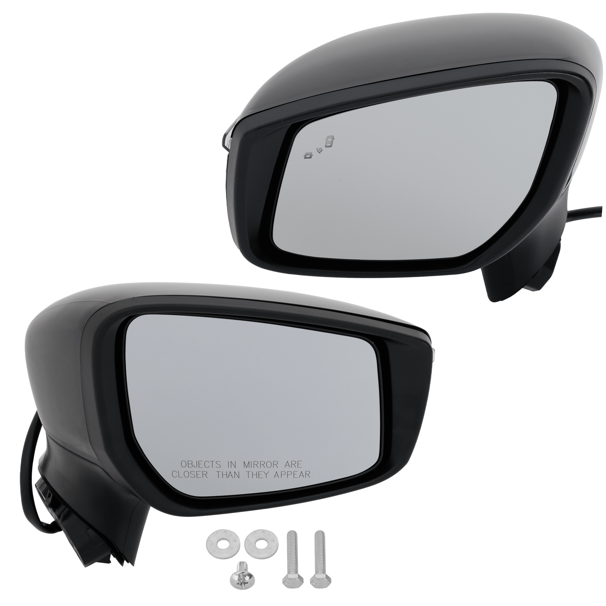AM Mirror SKU SET JNS206ER S B Partslink NI1320323 NI1321322 OEM 963015EE6A PFM 963025EE9A PFM