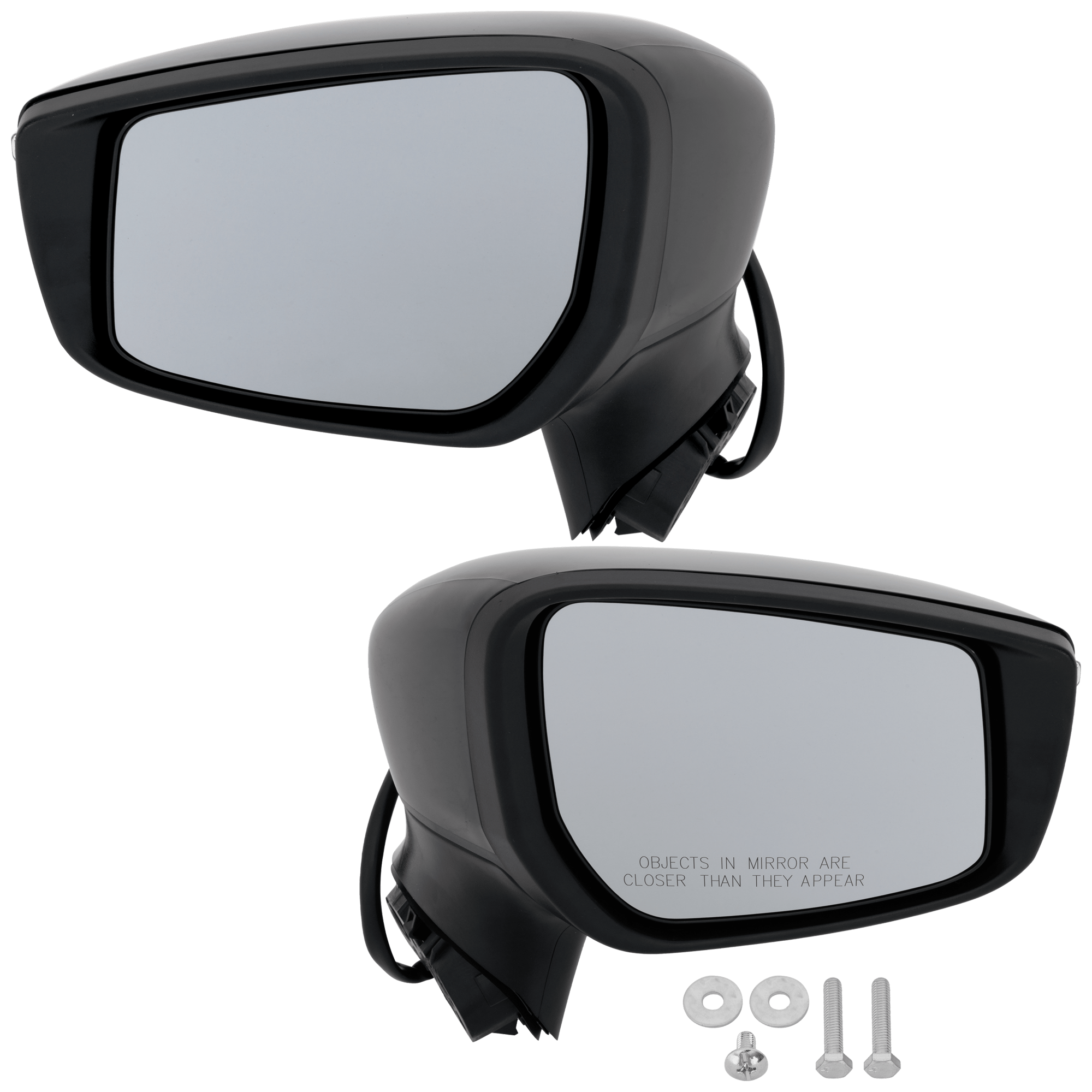AM VERSA 18-22 MIRROR RH AND LH Power Manual Folding Heated Paintable w Signal Light No Memory Puddle Light Auto Dimming BSD Side Sensor SKU SET JNS206ER S Partslink NI1320322 NI1321322 OEM 963015EE6A PFM 963025EE6A PFM