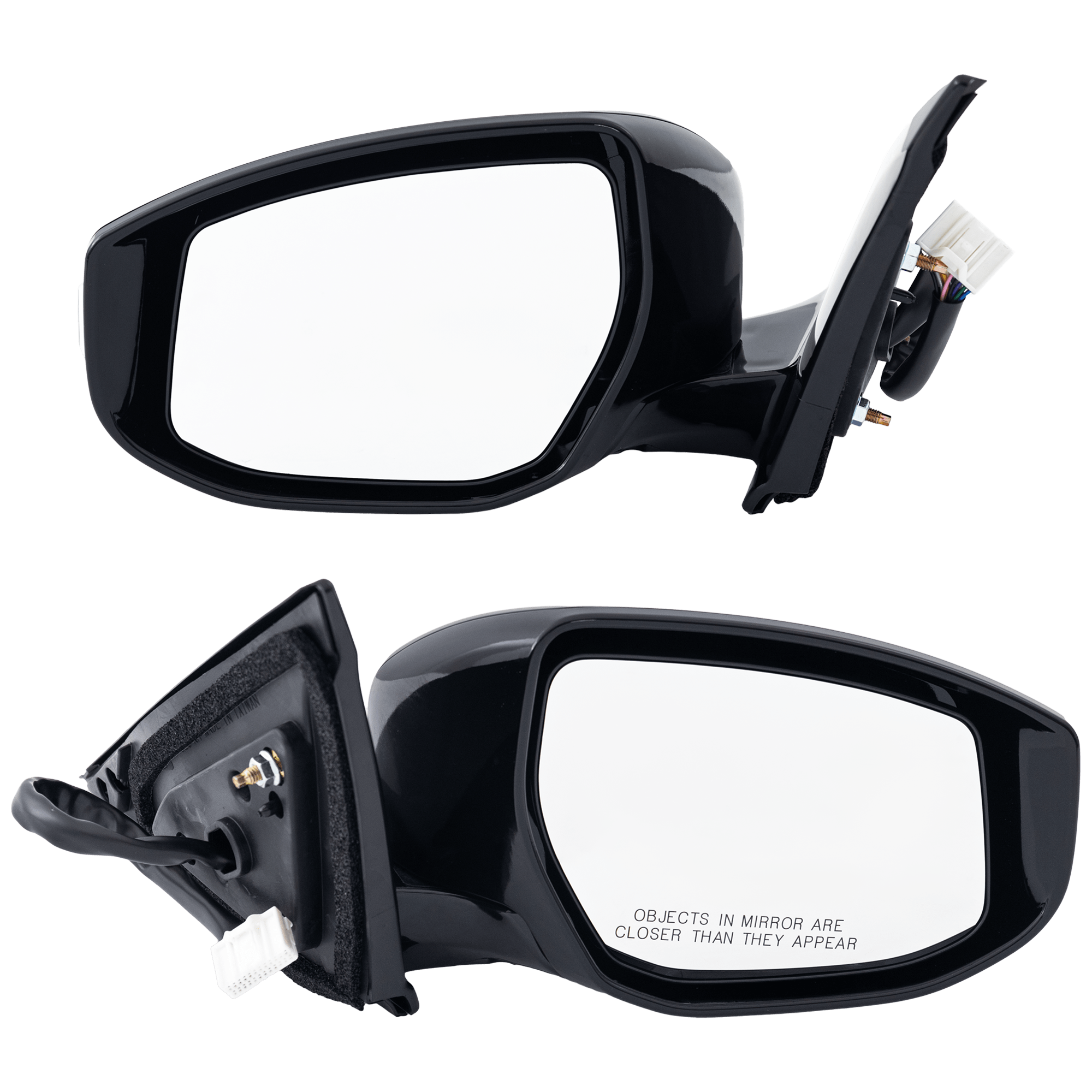 AM MAXIMA 16-19 MIRROR RH AND LH Power Manual Folding Heated Paintable No BSD w Signal Light and Memory No Auto dimming and Puddle Light w Around View Monitor Platinum Model SKU SET JNS225ER Partslink NI1320259 NI1321259 OEM 963019DD1D PFM 963029DD1D PFM