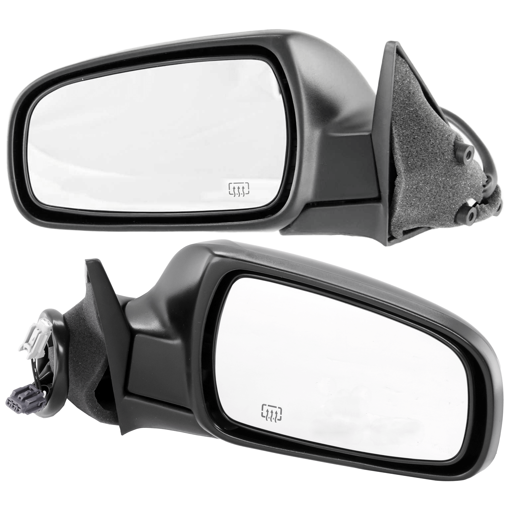 AM MAXIMA 96-99 MIRROR RH AND LH Power Manual Folding Heated Paintable SKU SET JNS26ER Partslink NI1320126 NI1321126 OEM K630155U01 K630255U01